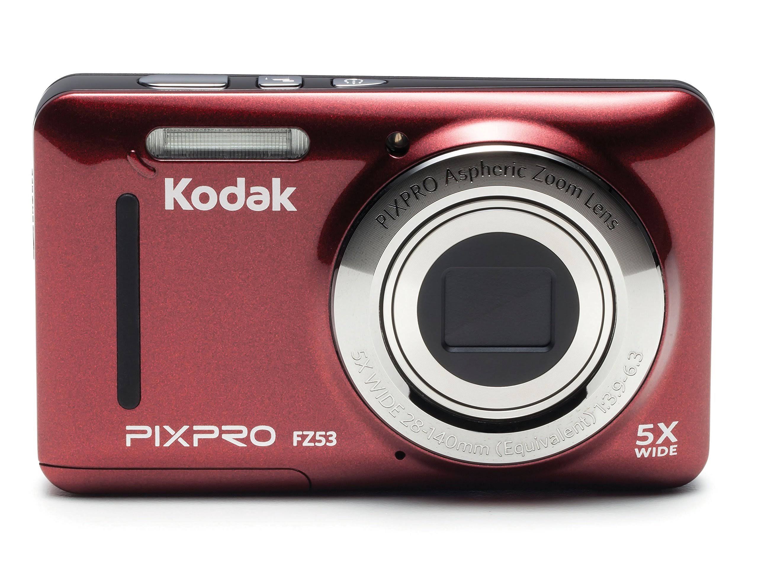 Kodak Pixpro Friendly Zoom Fz53 Digital Camera (Red)