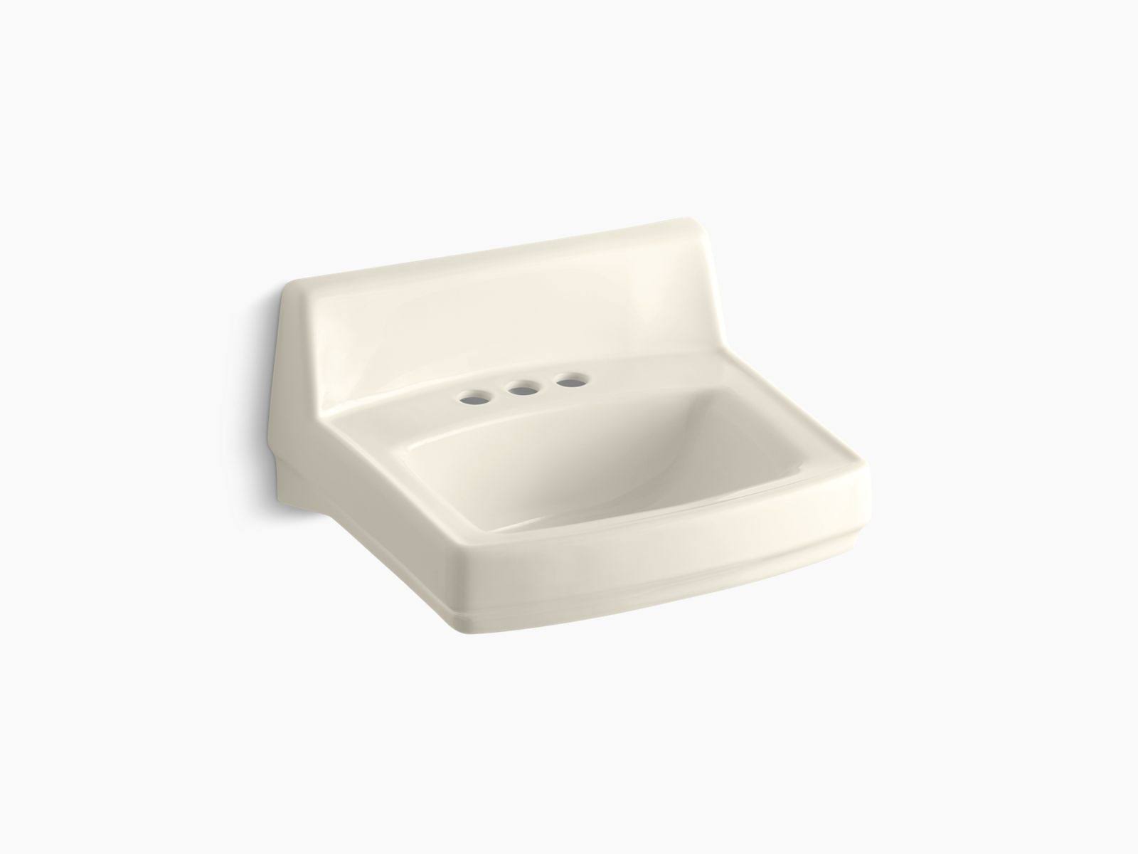 Kohler K-2032-47 Greenwich Wall-Mount Bathroom Sink, Almond
