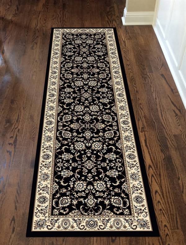Origins 2&2x22 x 22&0x22 Black Andalo 1426 Runner Area Rug
