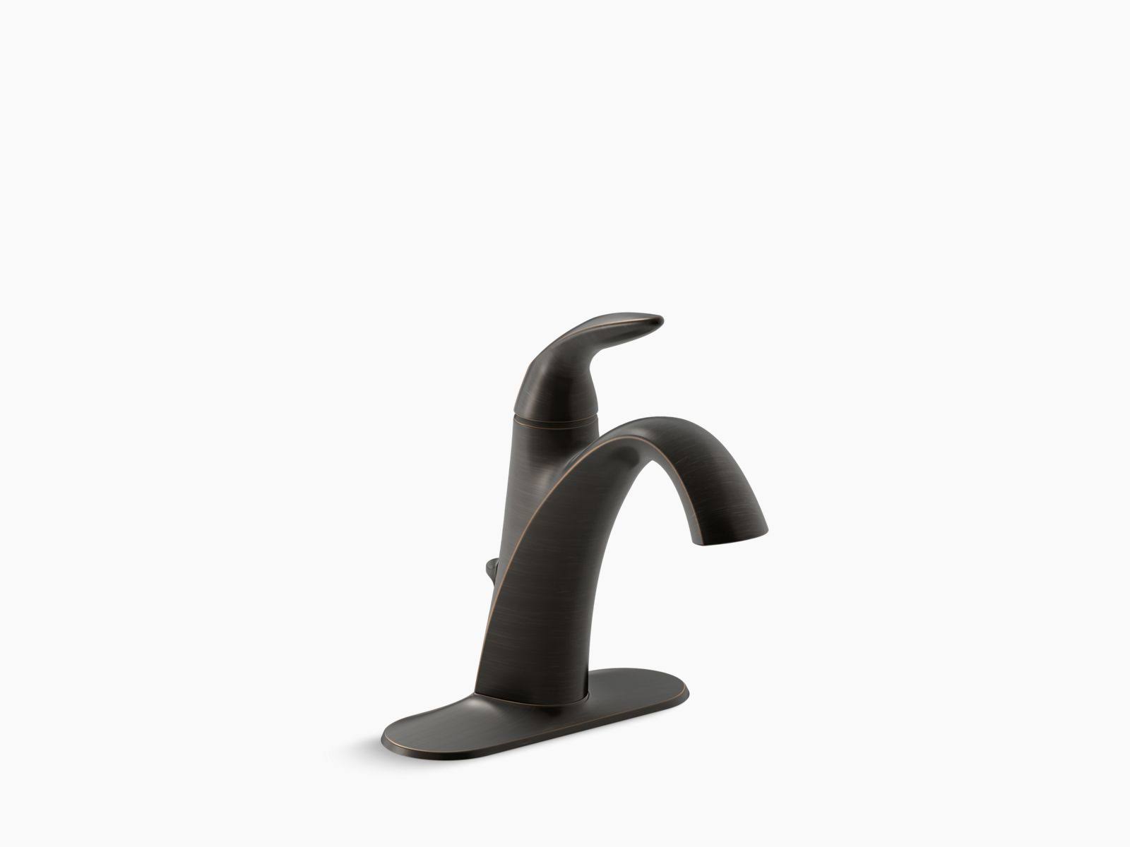 Kohler K-45800-4-2BZ Alteo Single-Handle Bathroom Sink Faucet, Oil Rubbed Bronze