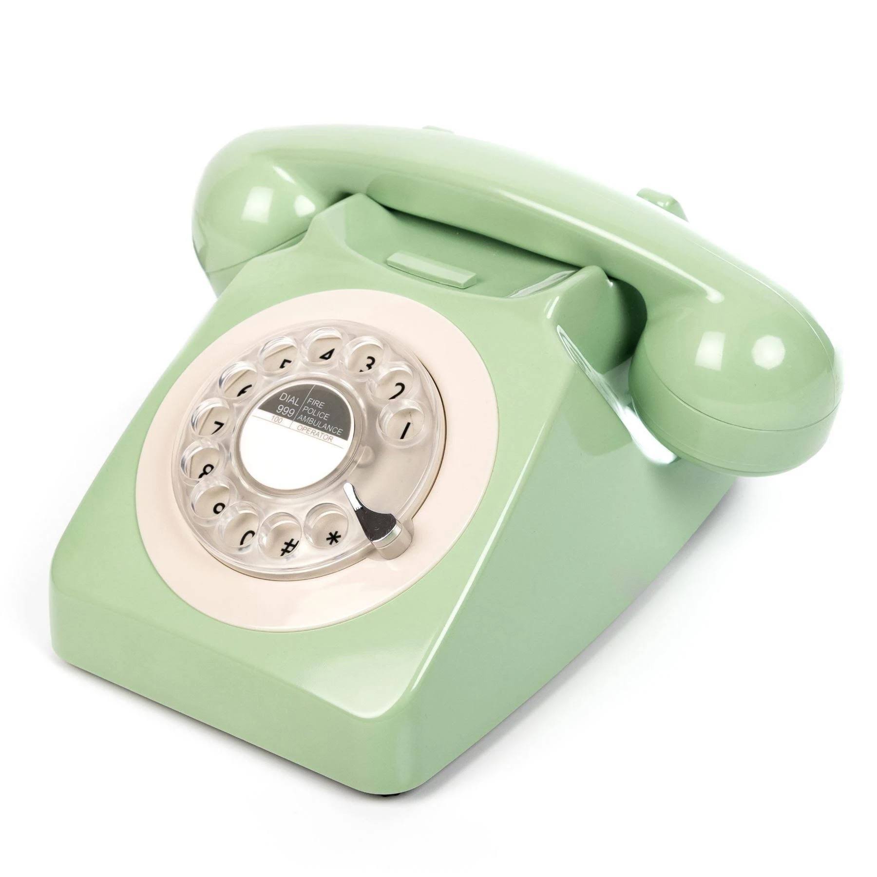 GPO 746 Rotary Phone - Mint Green