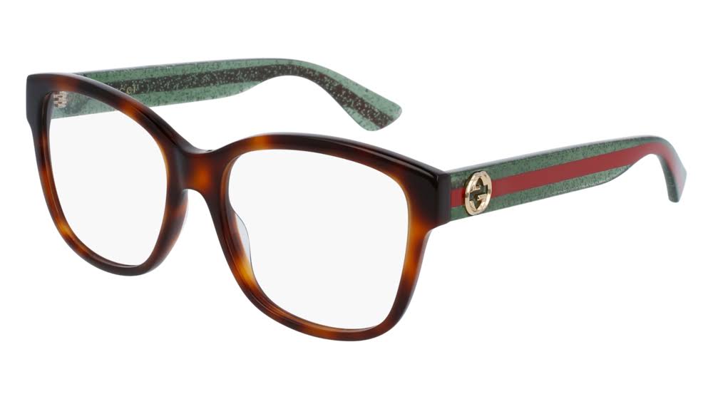 Gucci GUC Urban GG0038O Eyeglasses 002 Havana