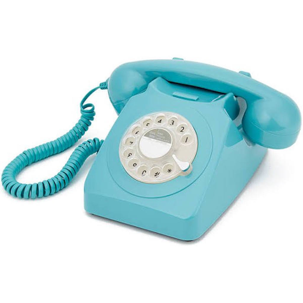 GPO Retro 746 Rotary Dial Telephone - Blue