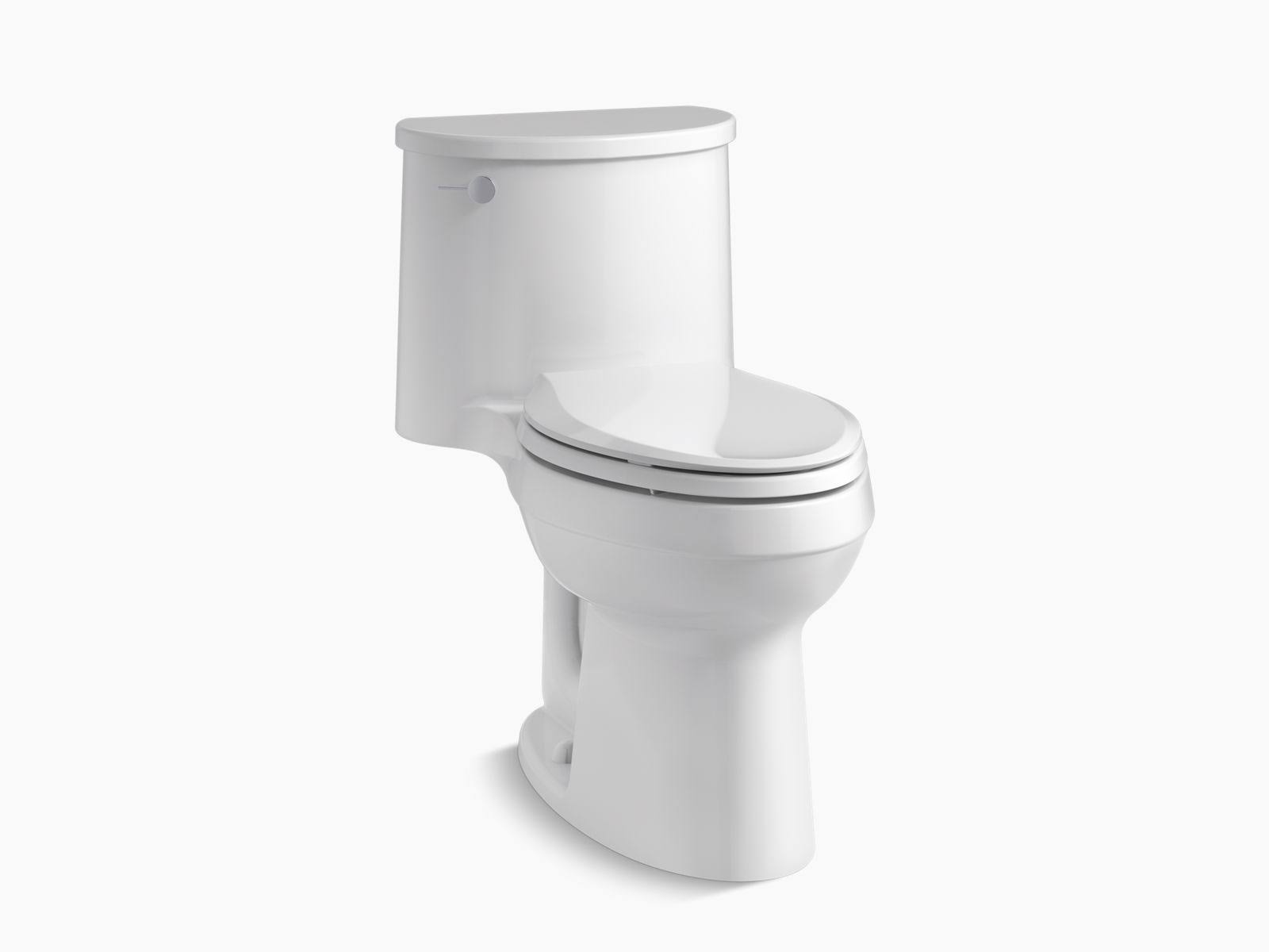 Kohler K-3946-0 Adair Comfort Height One-Piece Elongated 1.28 GPF Toilet with...