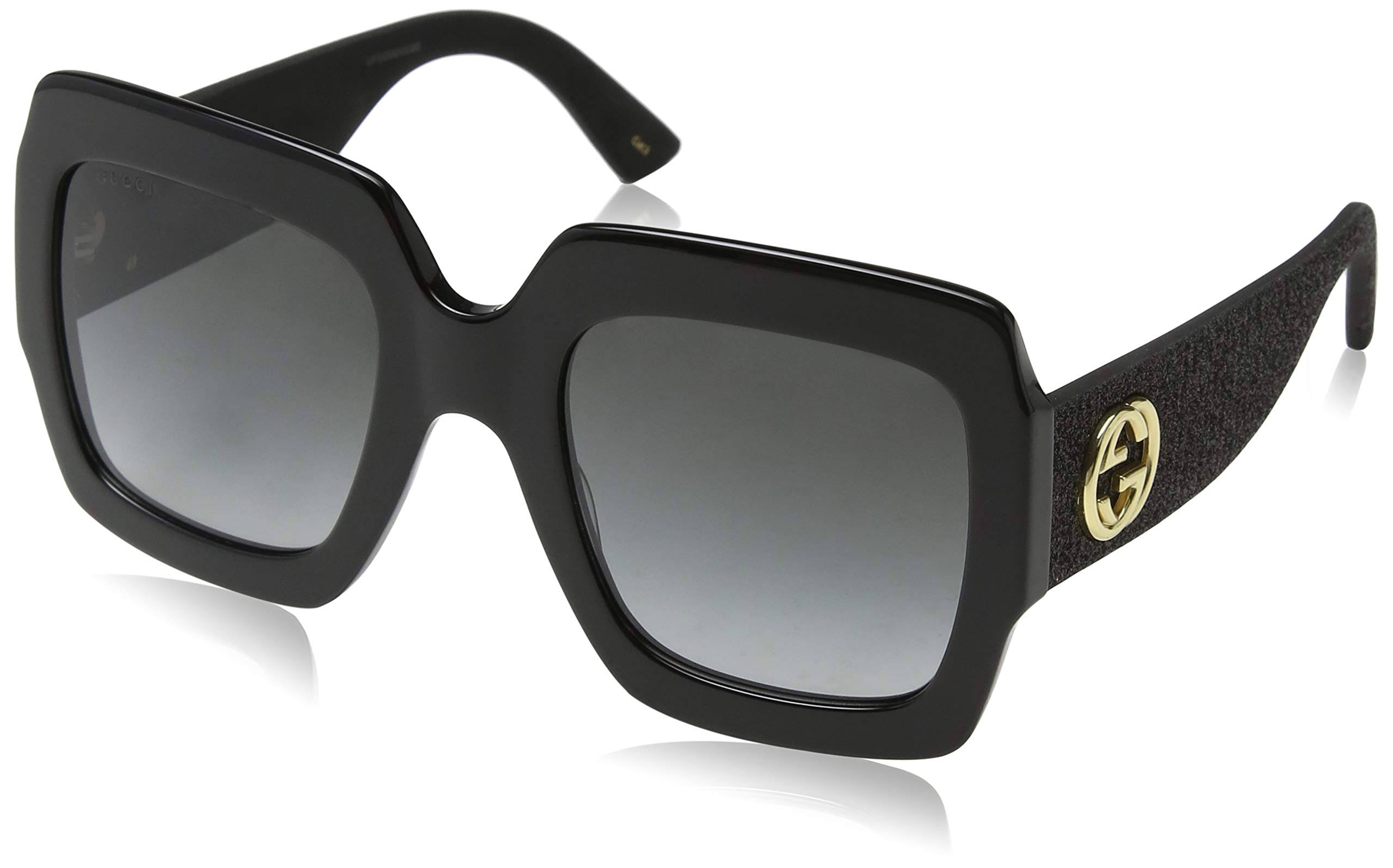 Gucci GG0102S 001 Black Square Sunglasses