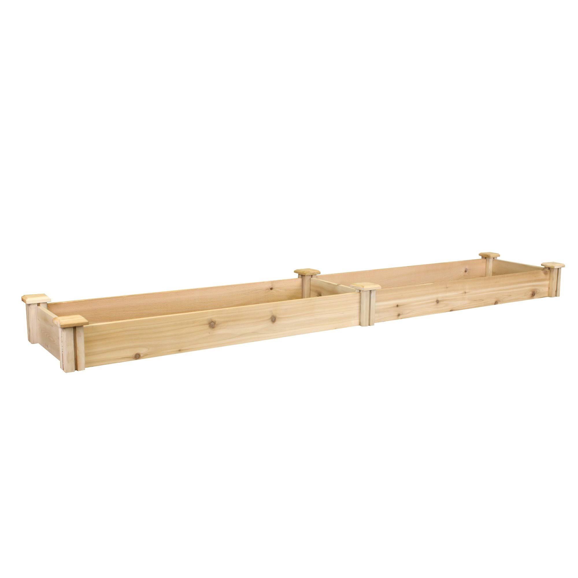 Greenes Fence 16x22 x 96x22 x 5.5x22 Premium Cedar Raised Garden Bed