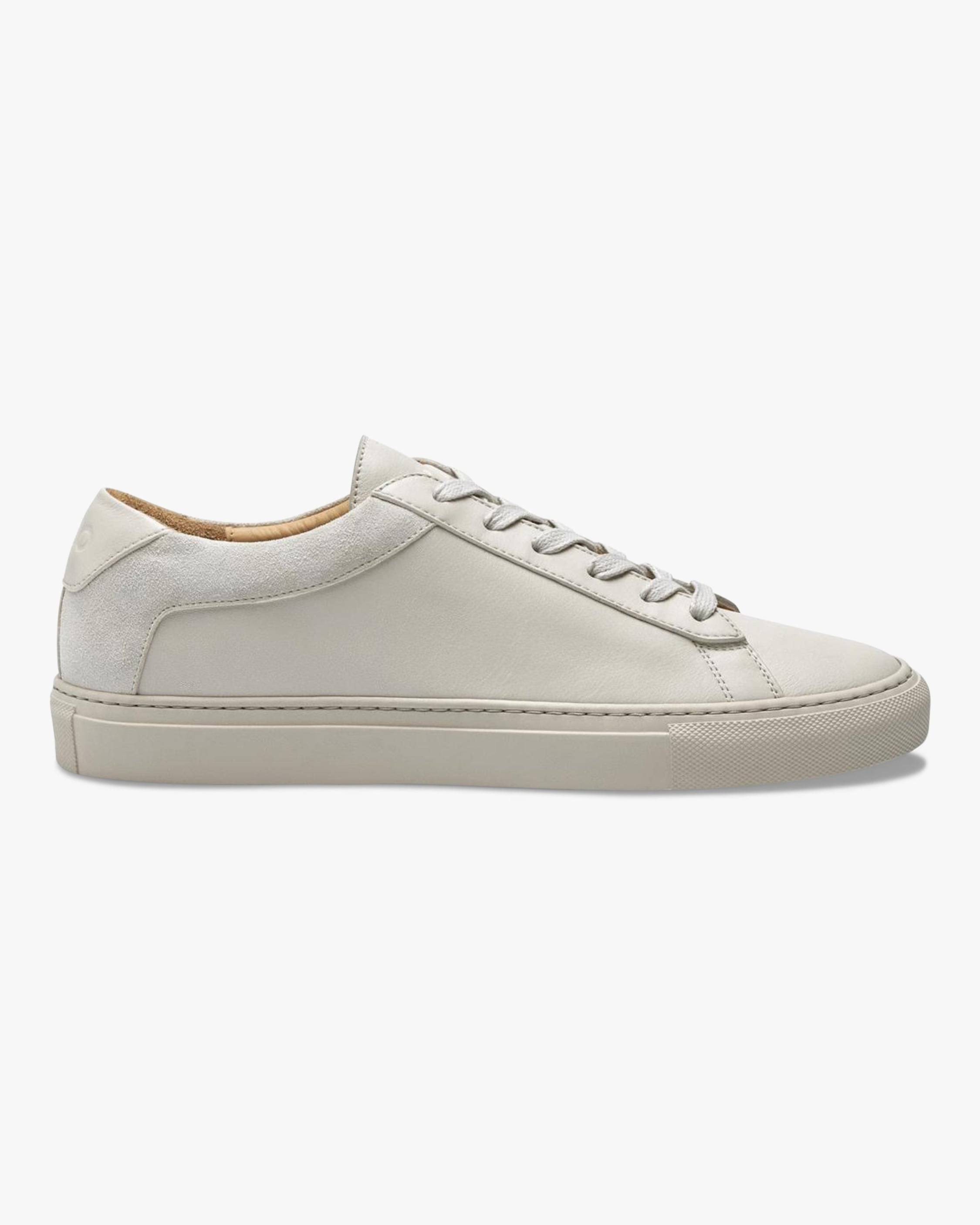 KOIO Women&s Nuvola Capri Sneaker Silver Size 7 | Leather/Rubber
