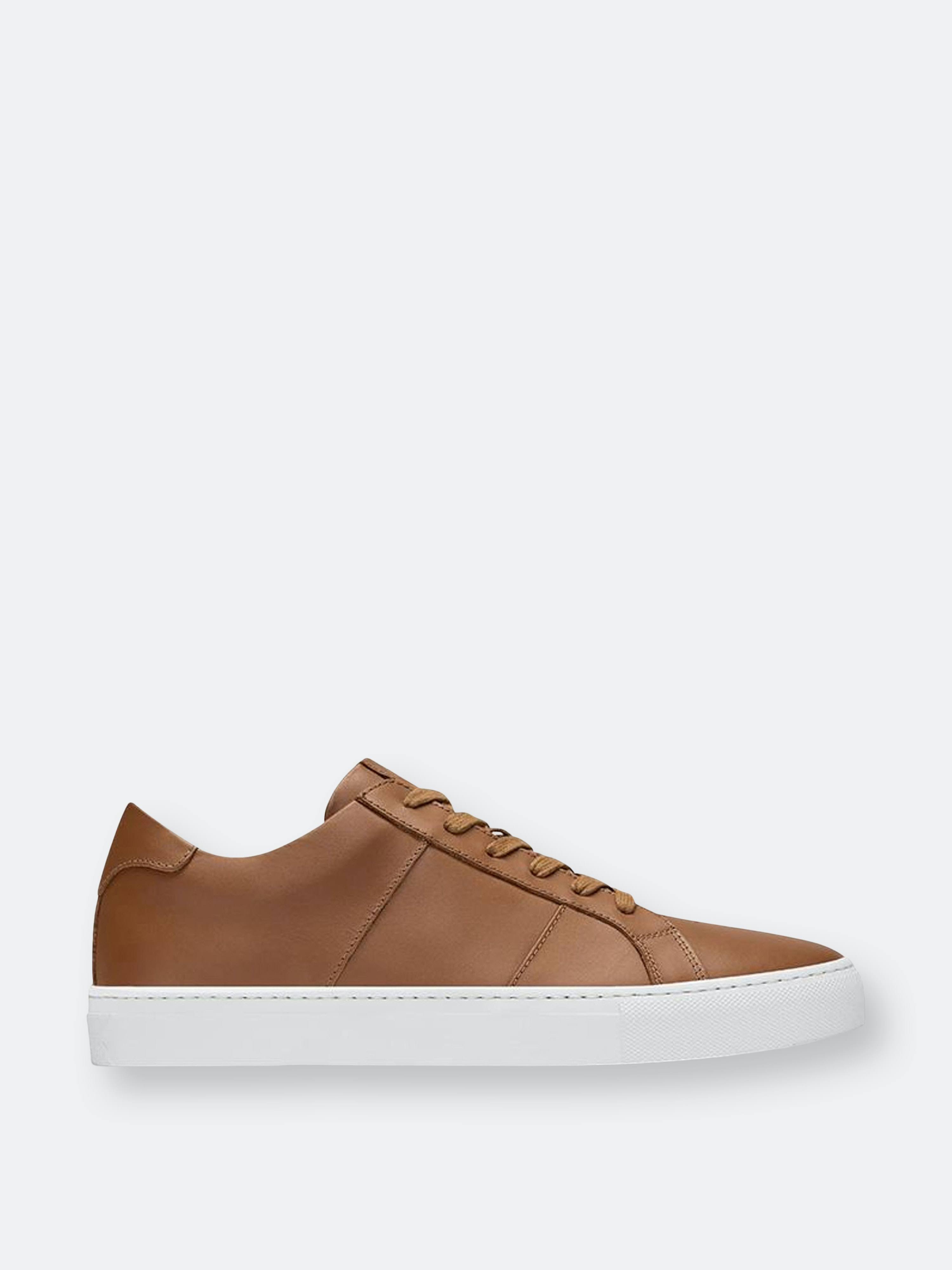 GREATS Men&s Royale Low Sneakers, Mens, 9.5M, Cuoio