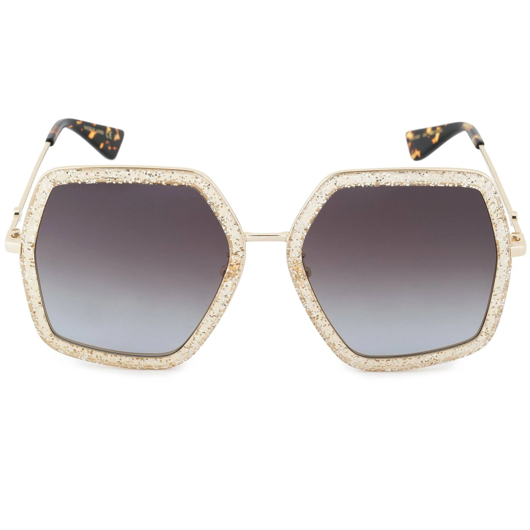 Gucci GG0106S 005 Sunglasses - Gold - 56mm
