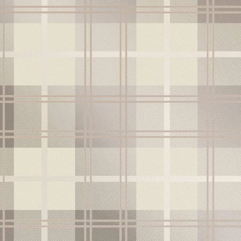 Graham u0026 Brown Tartan Natural Wallpaper