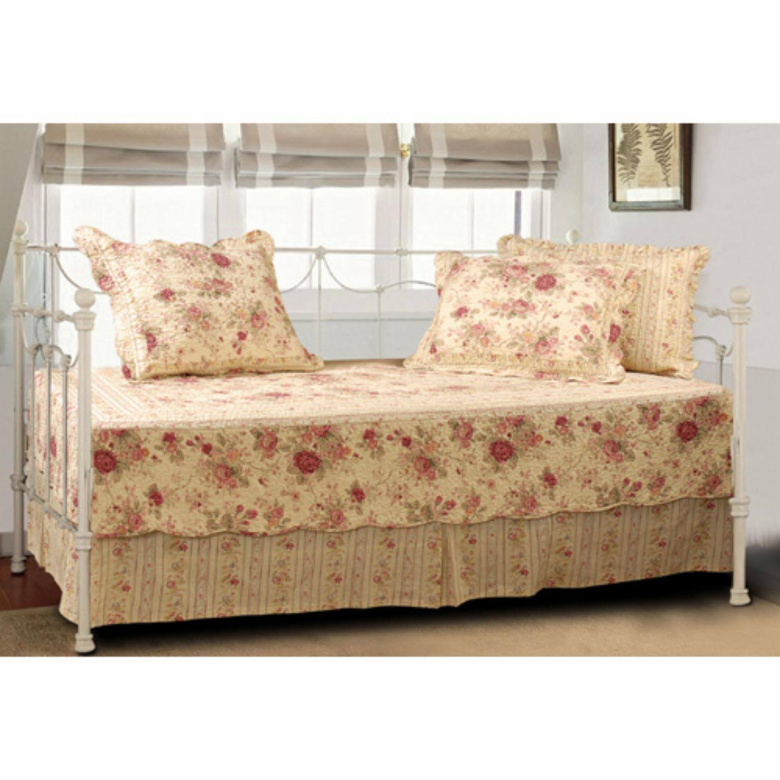 Greenland Home Antique Rose Daybed Set 5-Piece Daybed