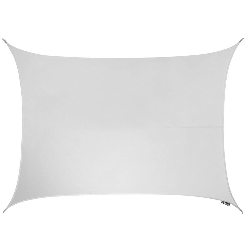 Kookaburra 13ft 1x22 x 9ft 10x22 Polar White Water Resistant Woven Rectangle Sail Shade