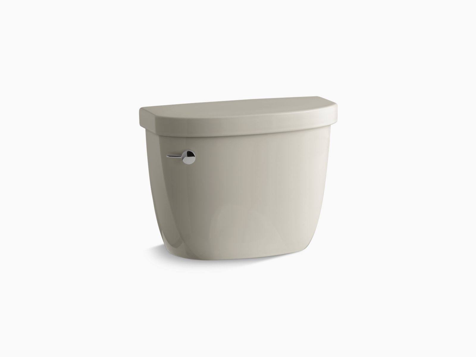 Kohler K-4418-G9 Cimarron Toilet Tank, 1.6 GPF - Sandbar
