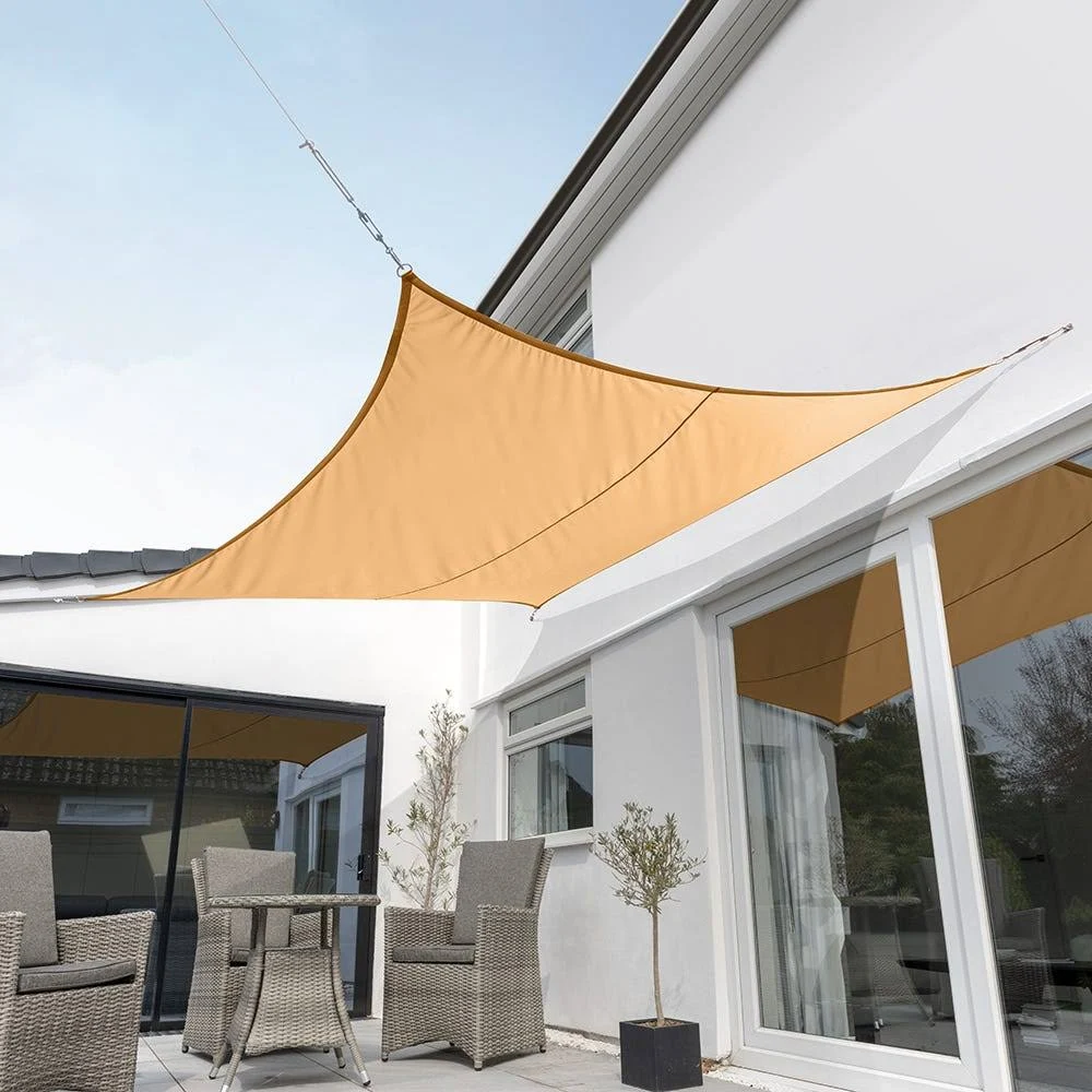 Kookaburra 11ft 10x22 Peach Waterproof Woven Square Sail Shade