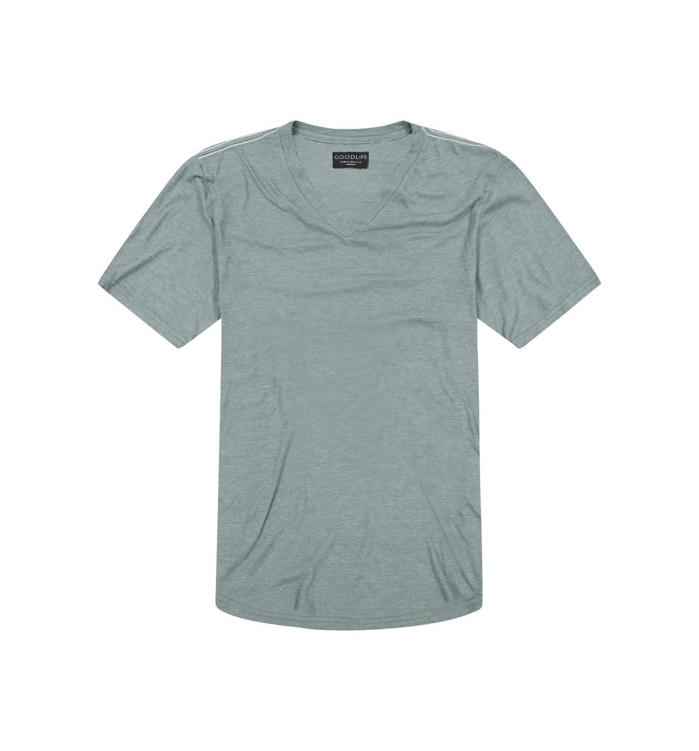 Goodlife Men&s Tri-Blend Scallop V-Neck T-Shirt | Laurel