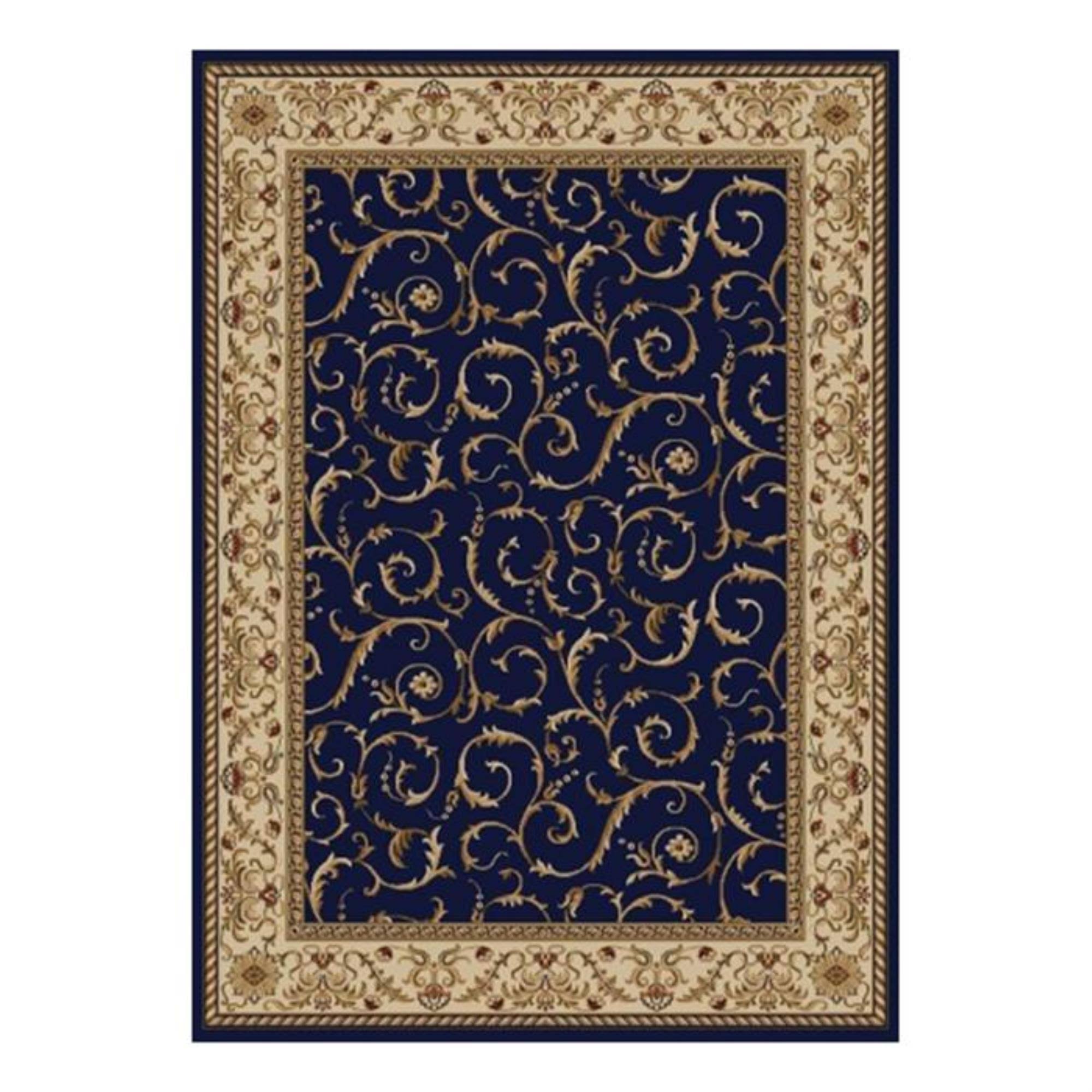 Radici Como 1599 3&3x22 x 4&11x22 Navy Area Rug