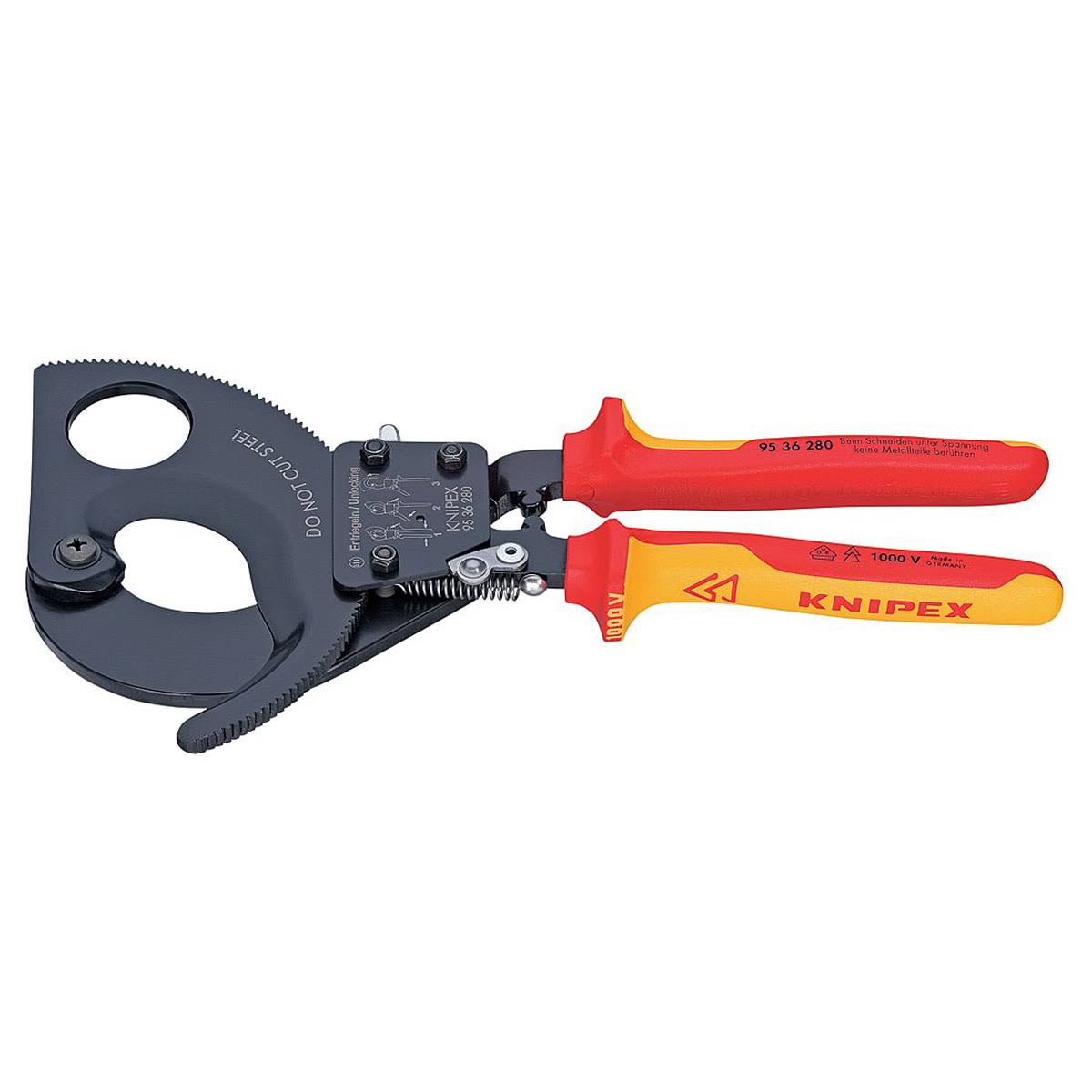 Knipex 11 inch, Insulated Cable Cutter, 95 36 280 SBA