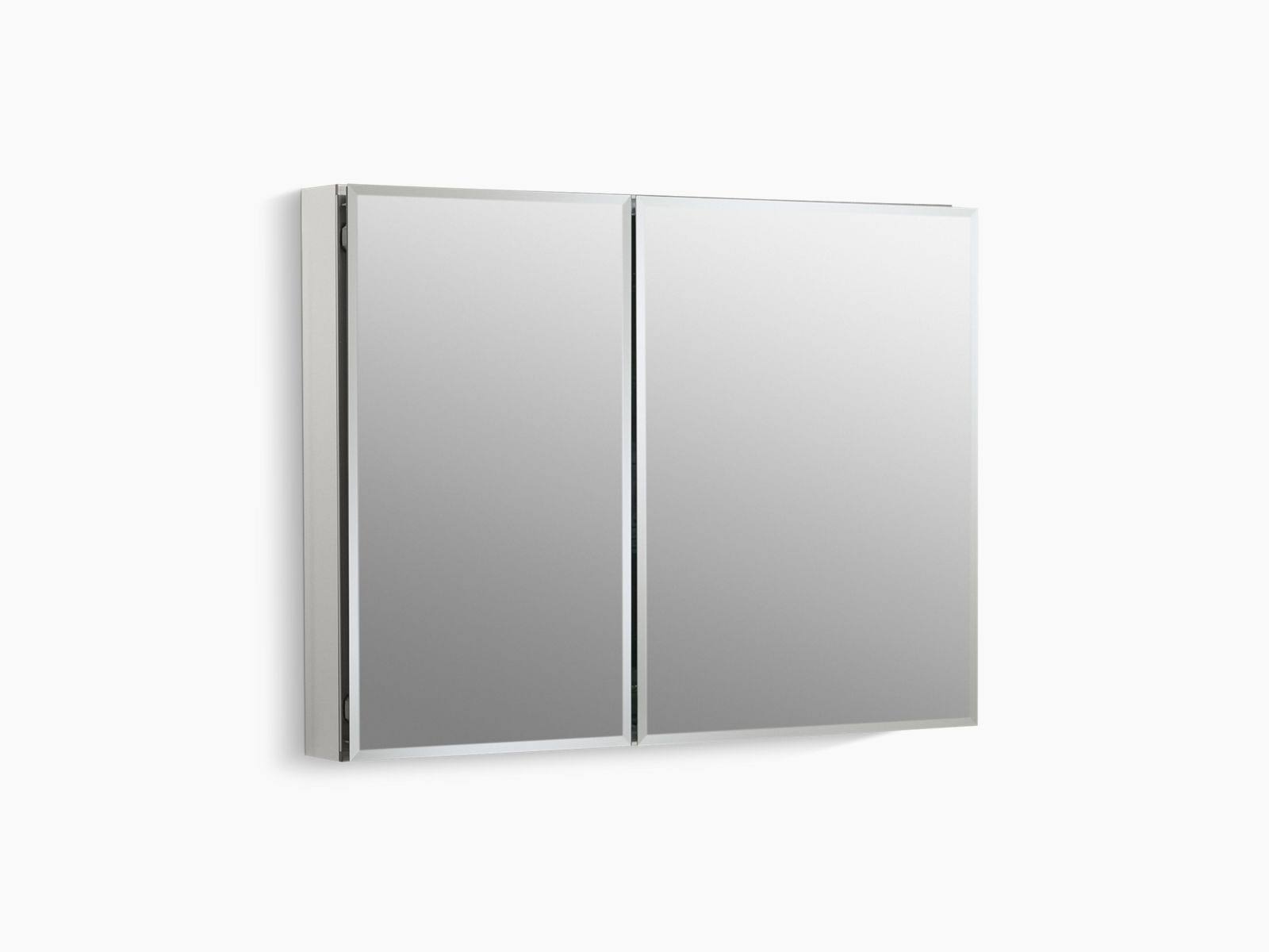 Kohler K-CB-CLC3526FS Universal Aluminum 35x22 x 26x22 Double Door Mirrored Medicine Cabinet
