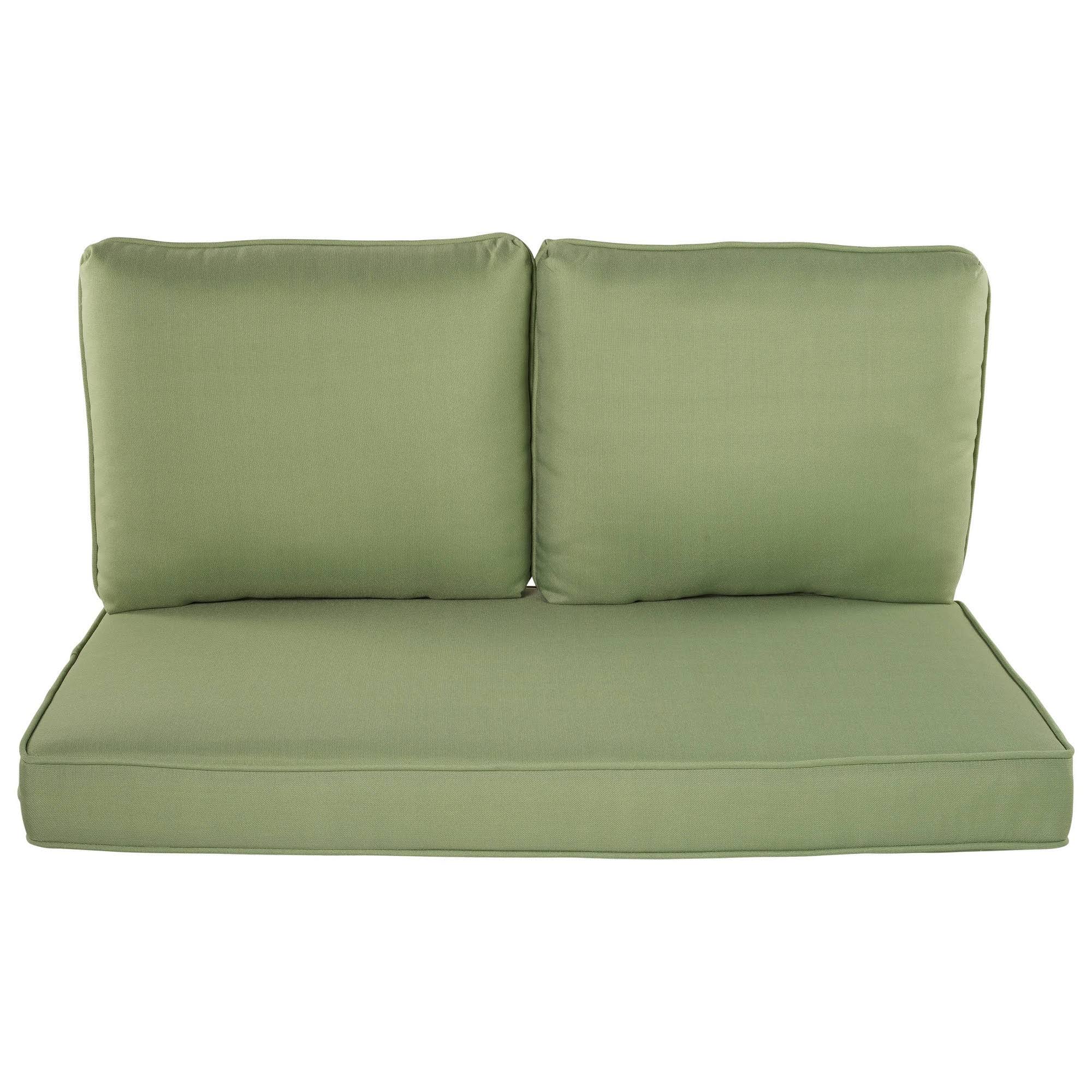 Rolston 3PC Outdoor Replacement Loveseat Sofa Cushion Set Sage Green - Haven Way