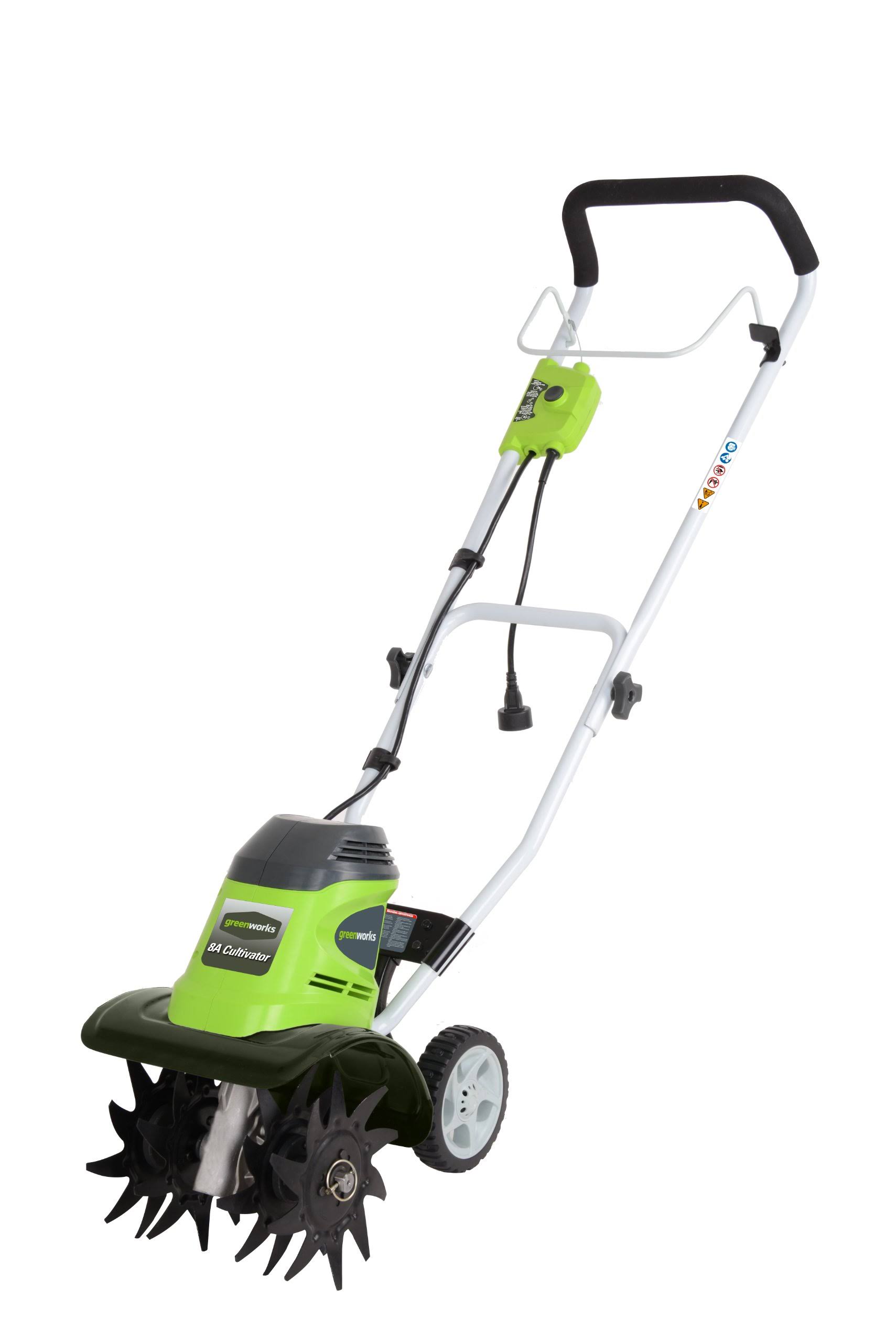 Greenworks 8 Amp 10x22 Corded Electric Tiller 27072