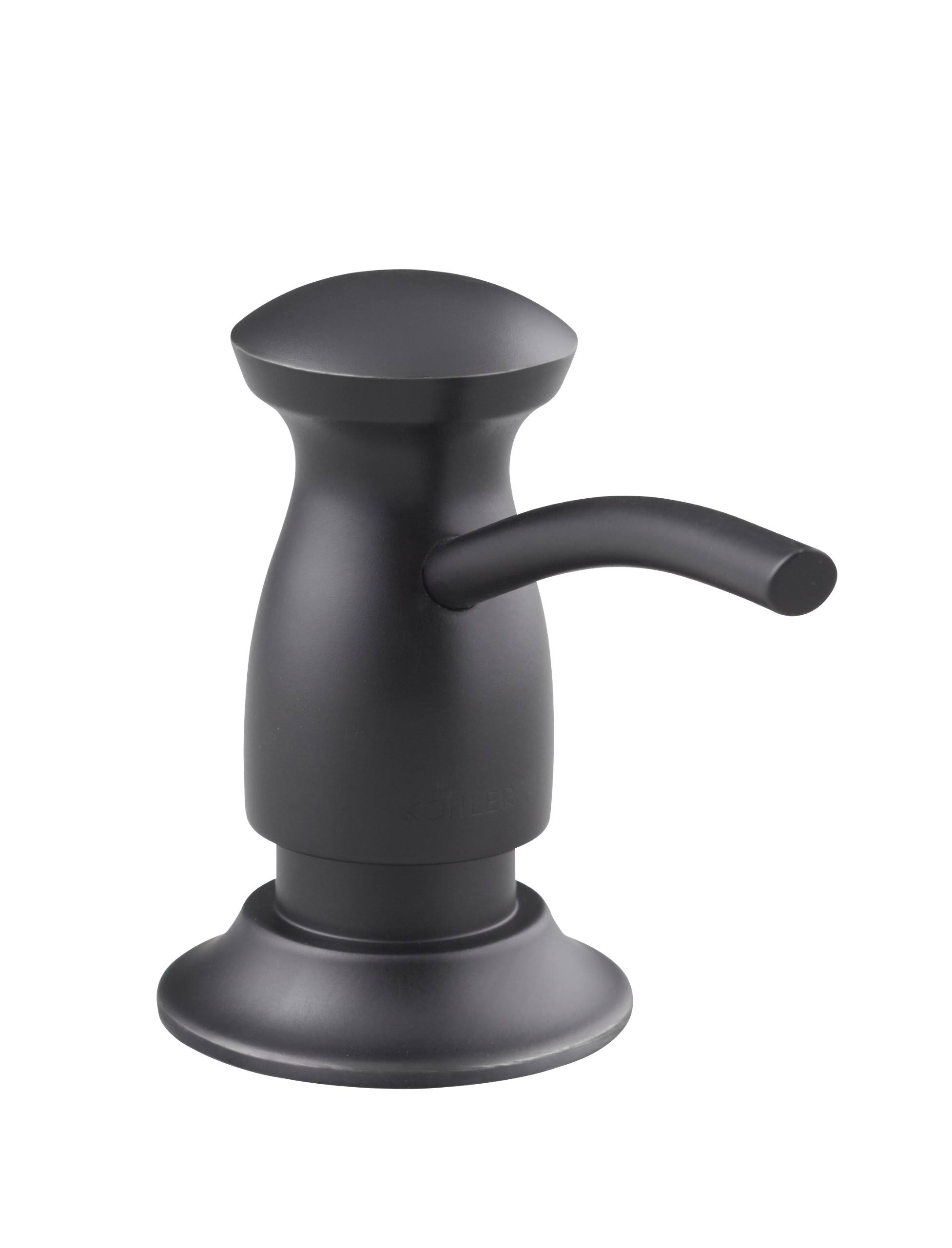 Kohler K-1893-BL Transitional Design Soap/Lotion Dispenser - Matte Black