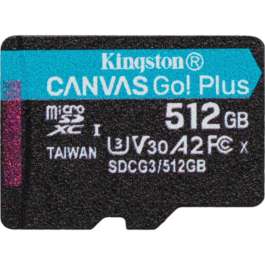 Kingston 512gb Canvas Go! Plus UHS-I microSDXC SDCG3/512GBSP