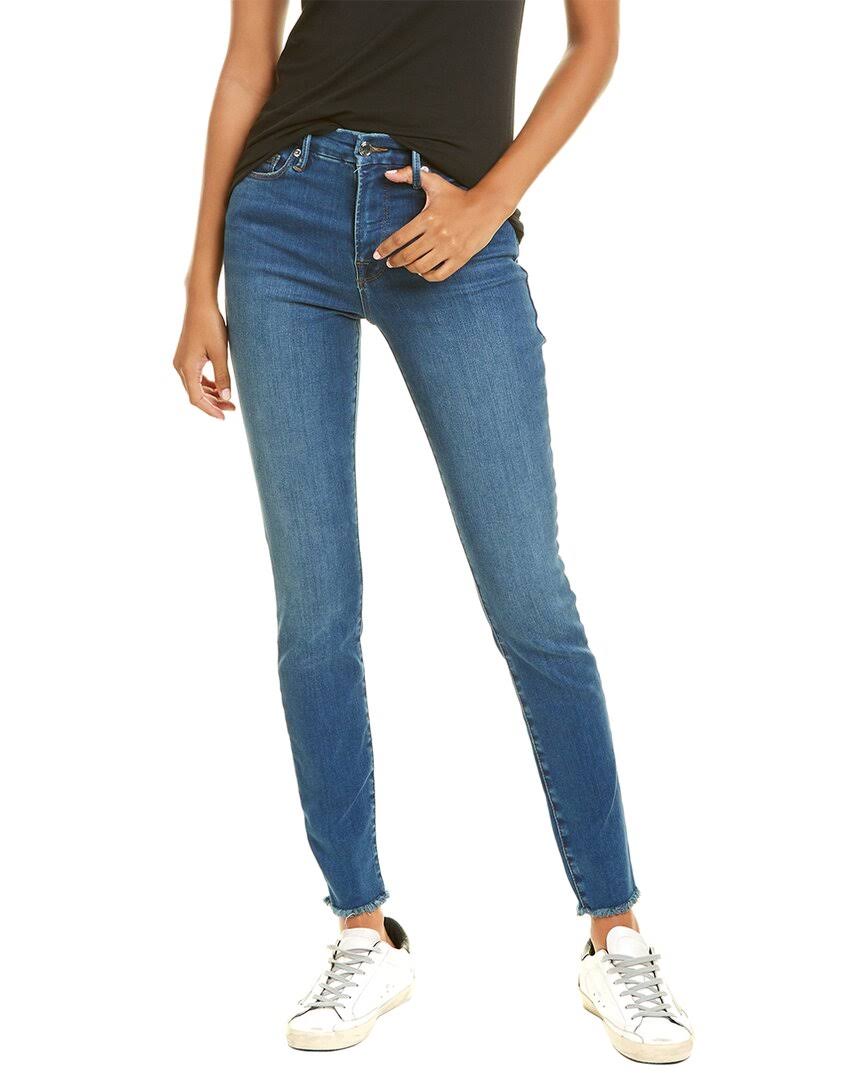Good American Good Legs Blue Skinny Jean, 27x22 Waist / Blue