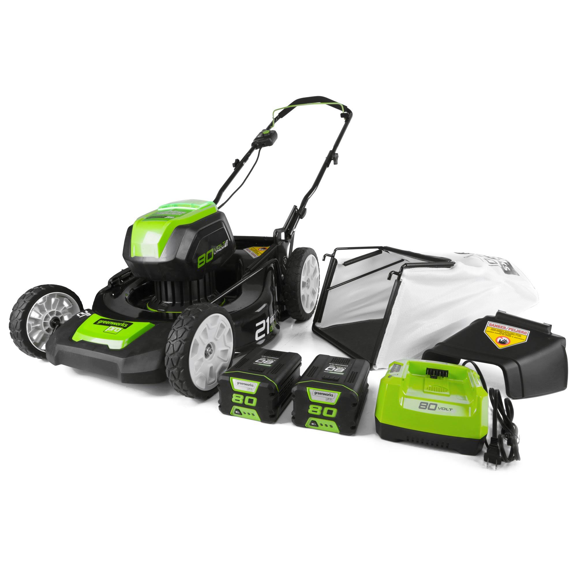 Greenworks GLM801601 21x22 Cordless Mower - 80 V