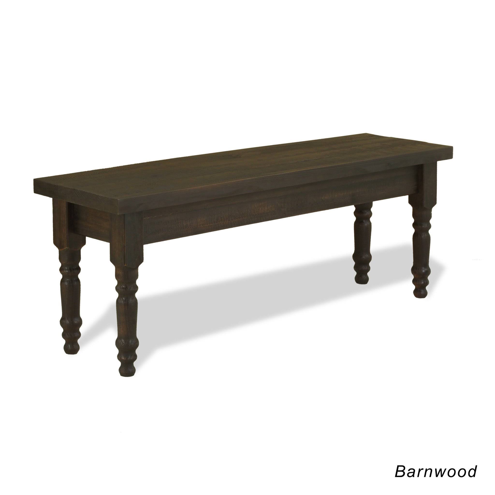 Grain Wood Furniture Valerie Wood Bench Color: Barnwood
