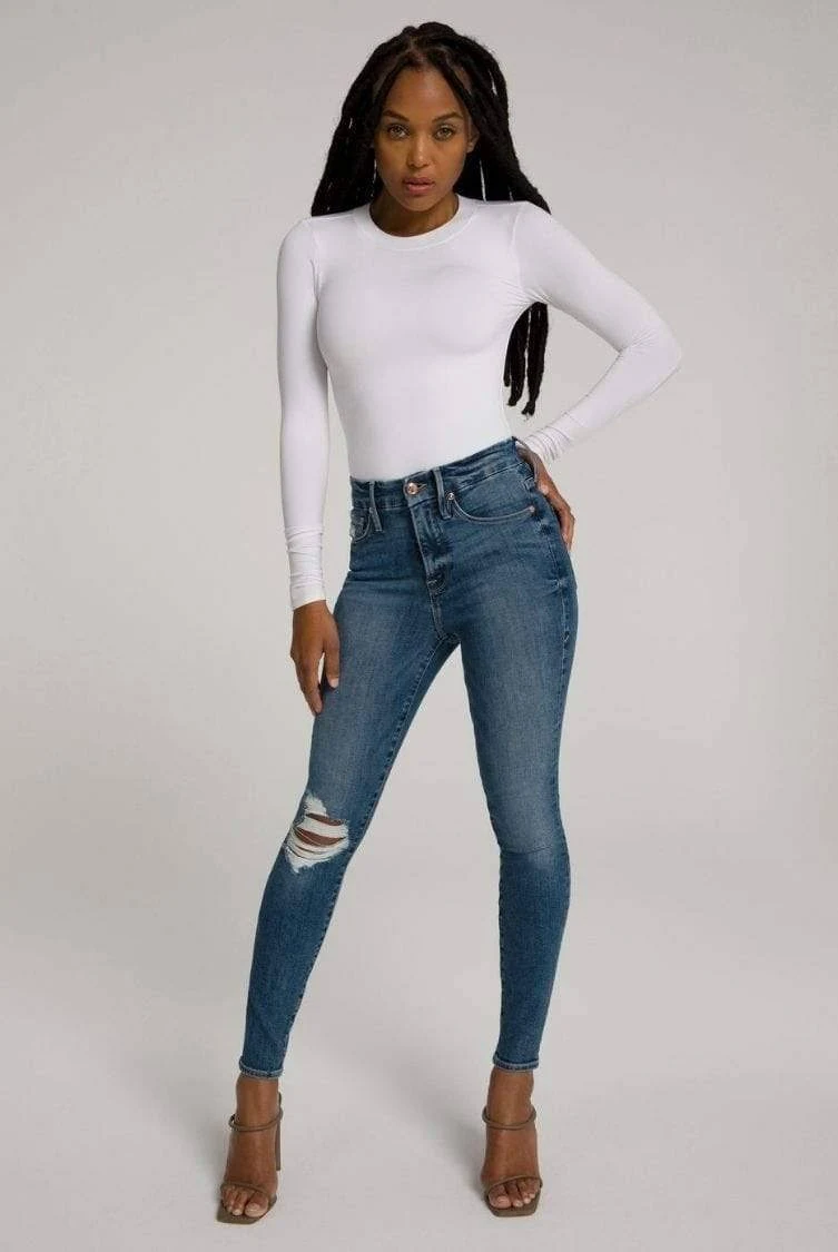 Good American Good Waist Jean Blue Size 10