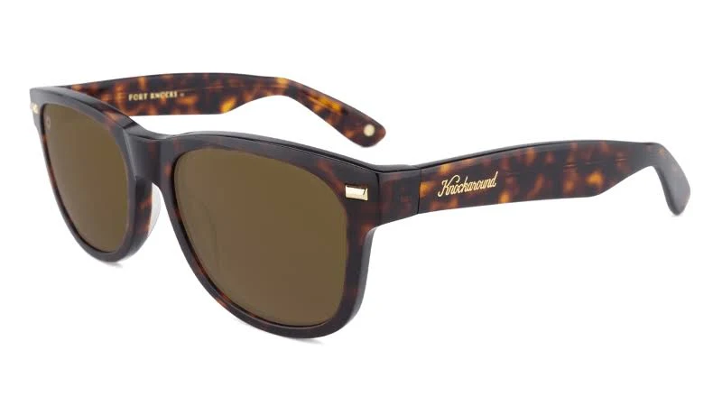 Sunglasses Glossy Tortoise Shell / Amber Fort Knocks Deluxe from Knockaround