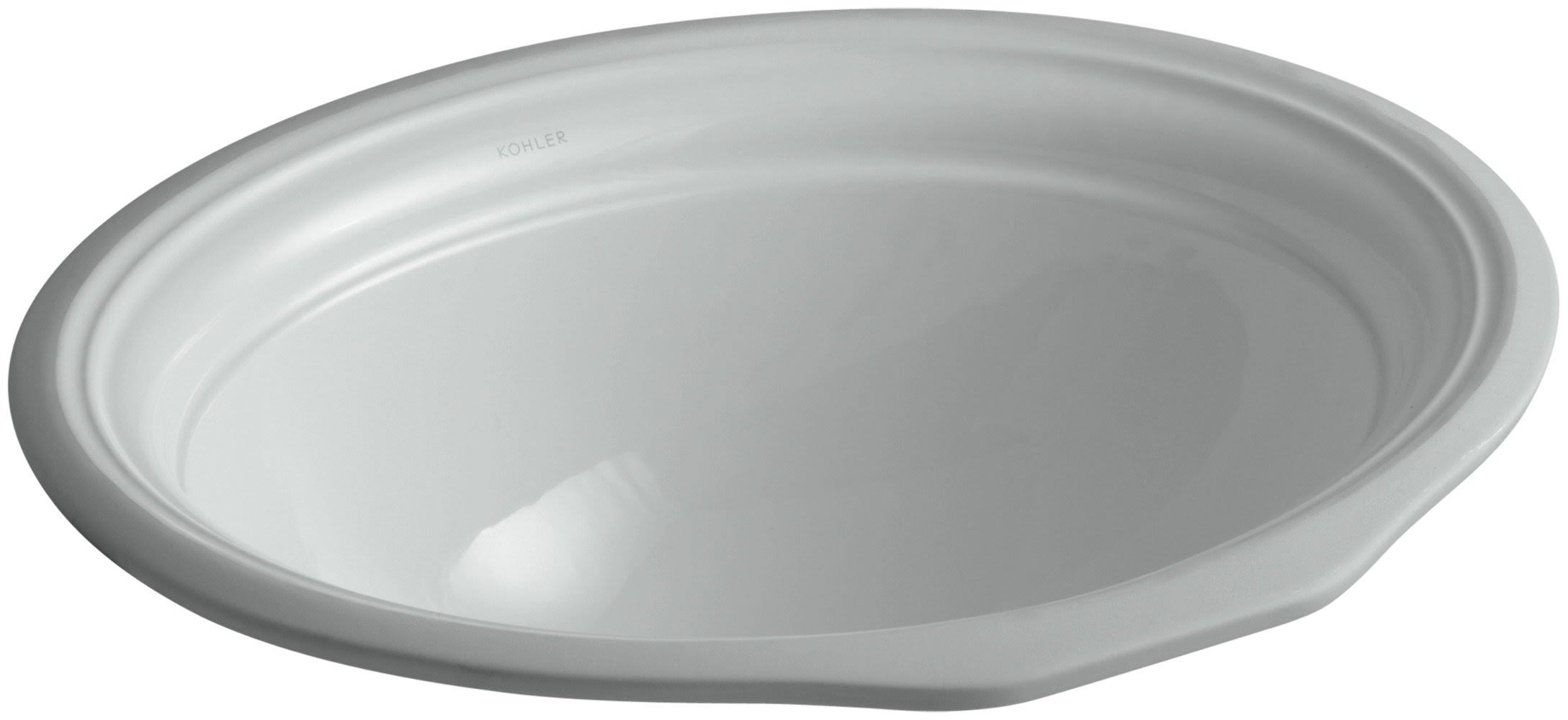 Kohler 2336-95 Devonshire 18-1/8x22 Undermount Bathroom Sink - Ice Grey