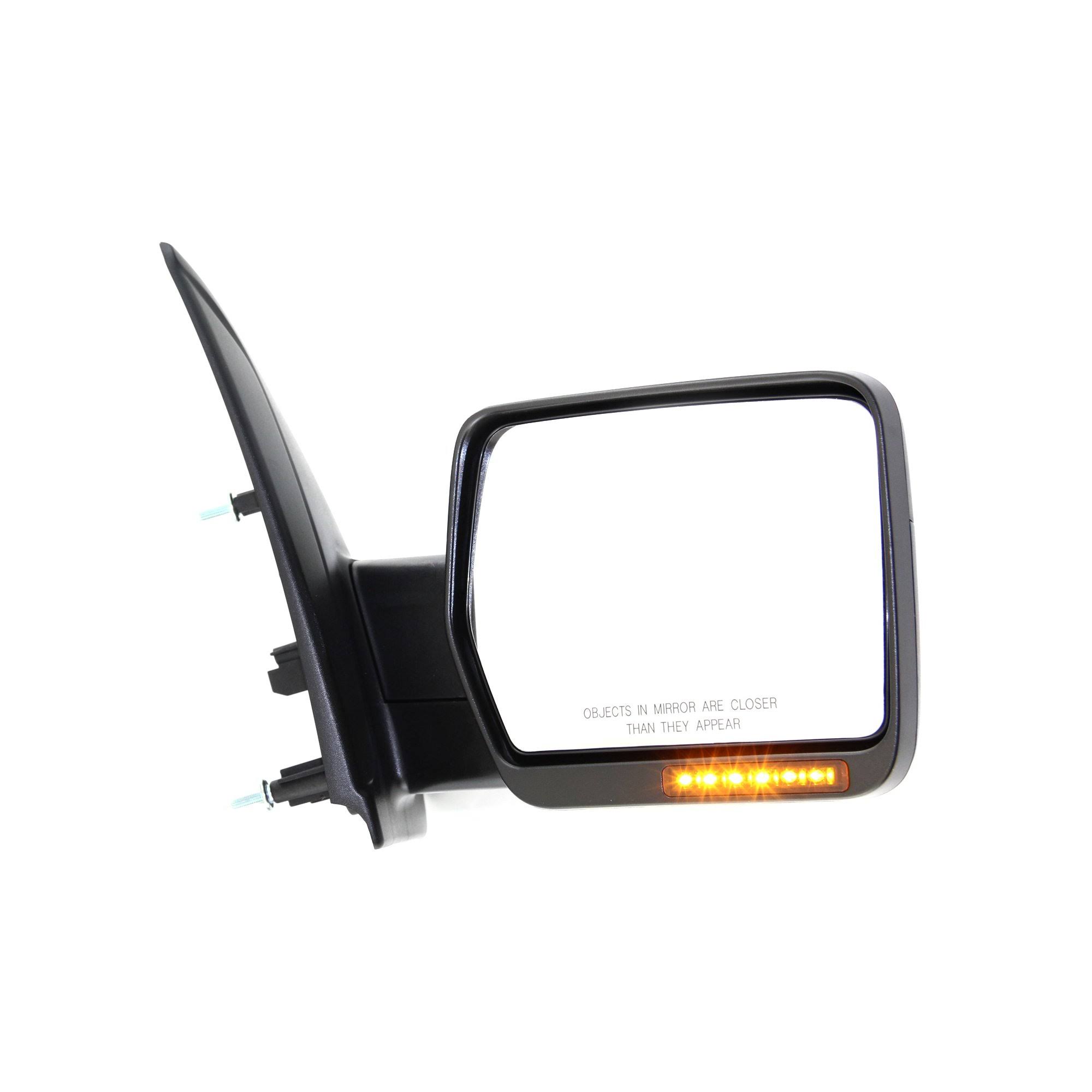 Replacement 2009 Ford F-150 Mirror, Kool Vue FD131ER-S Textured Black