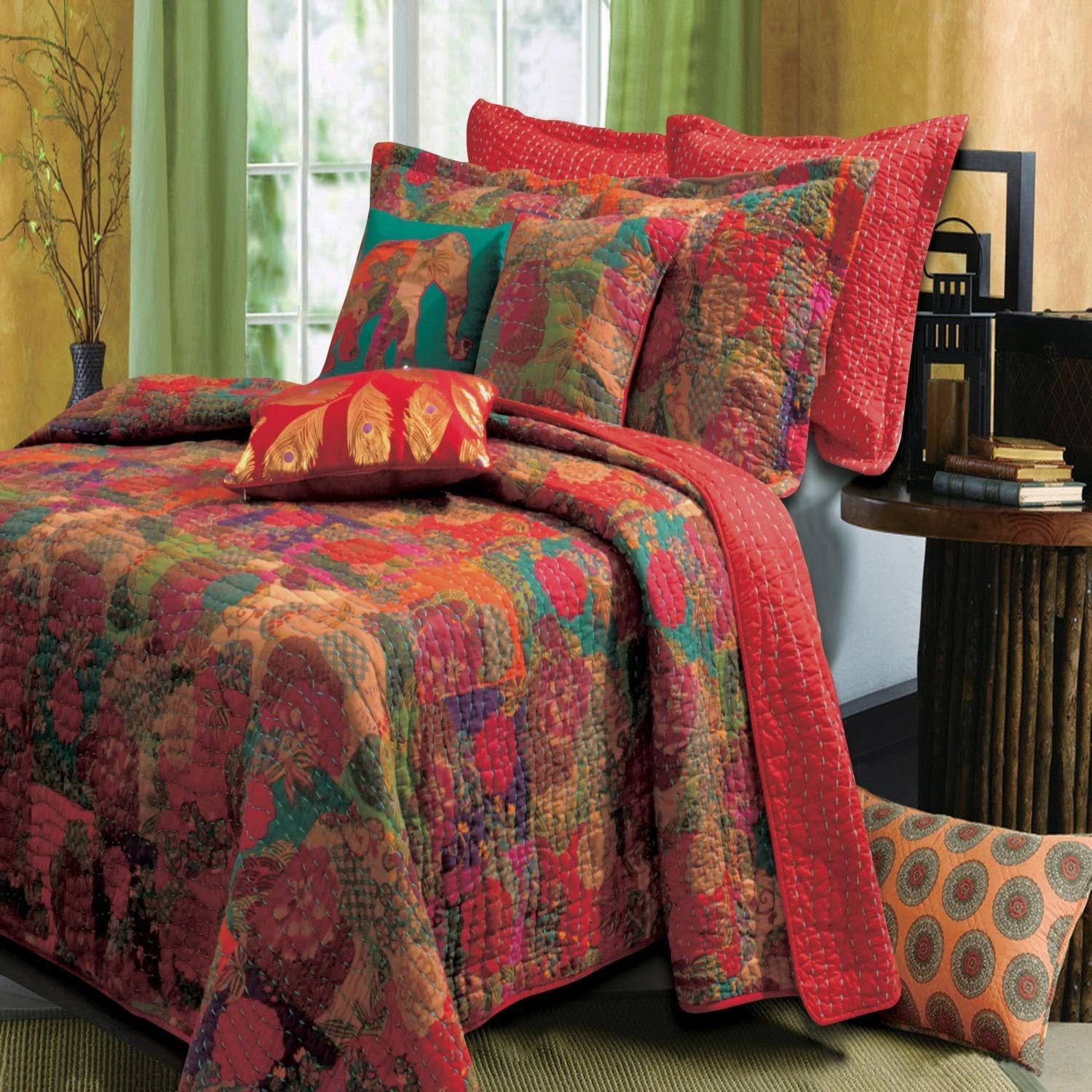 Greenland Home Fashions Jewel Quilt Set King