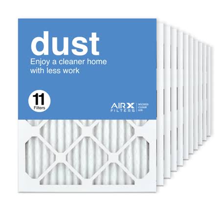 AIRx Filters 16x20x1 Air Filter MERV 8 Pleated HVAC AC Furnace Air Filter, Dust 11-Pack Made in The USA