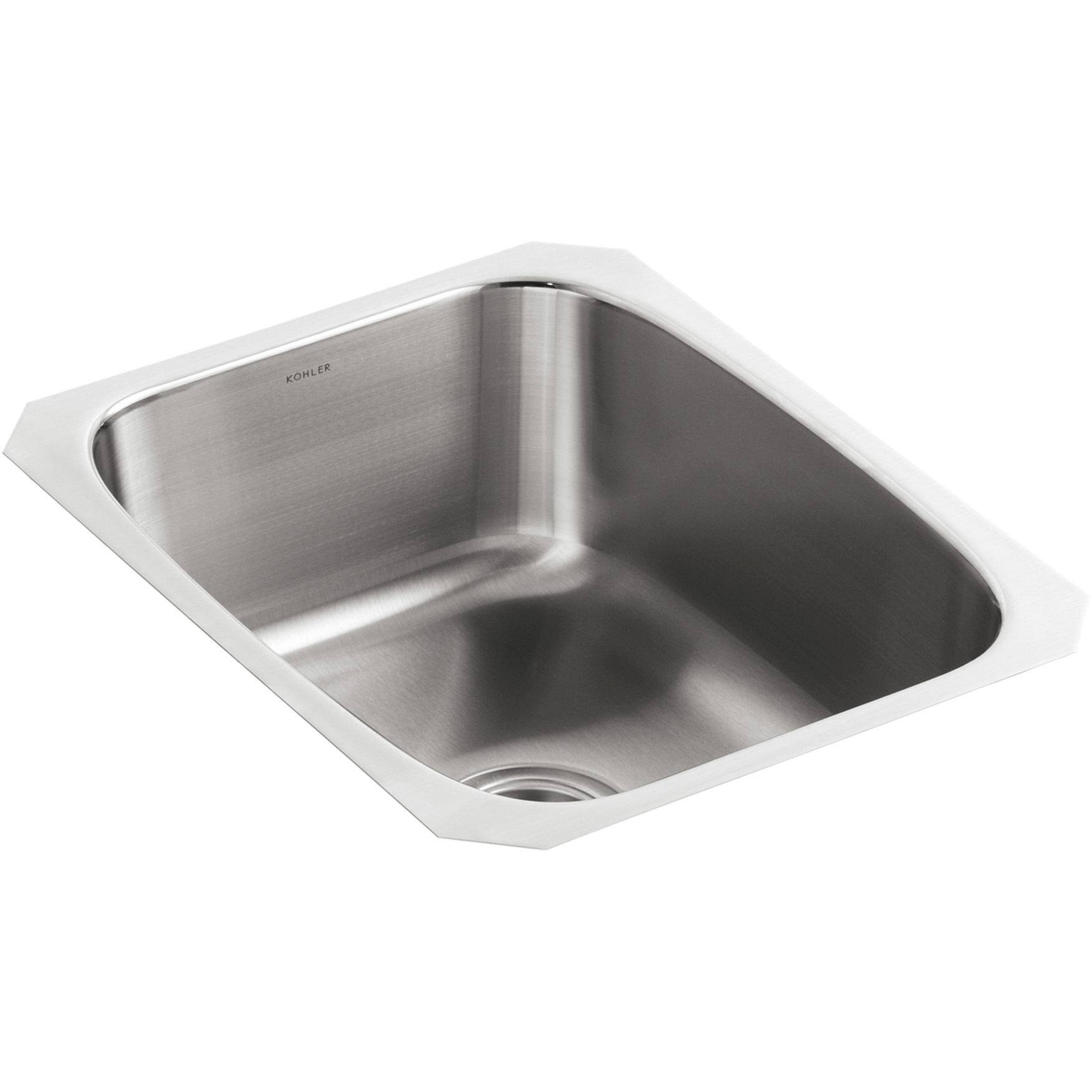 KOHLER K-3182-NA Undertone Large Undermount Single Bowl Kitchen Sink