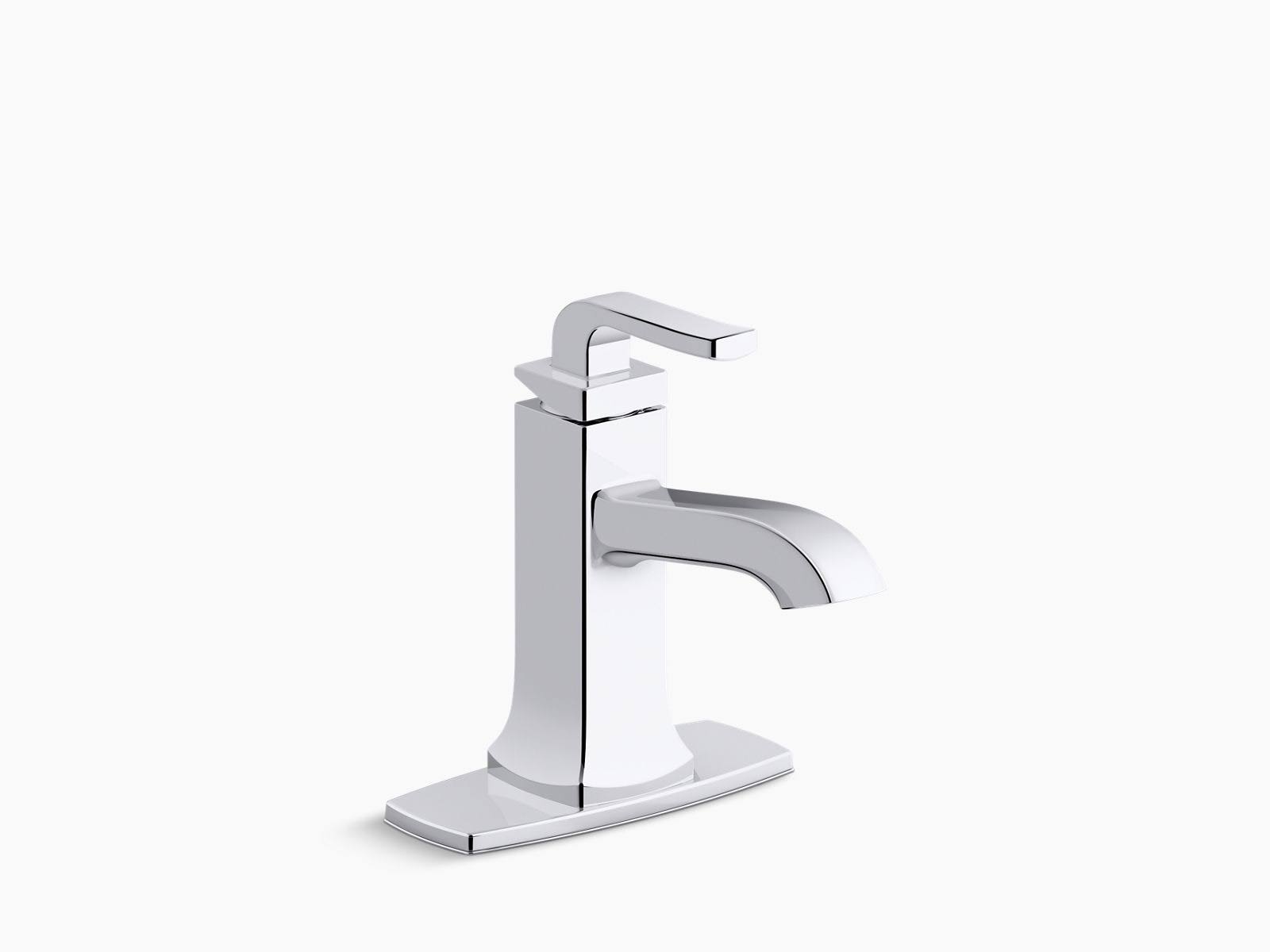 Rubicon Single Hole 1-Handle Bathroom Faucet in Polished Chrome