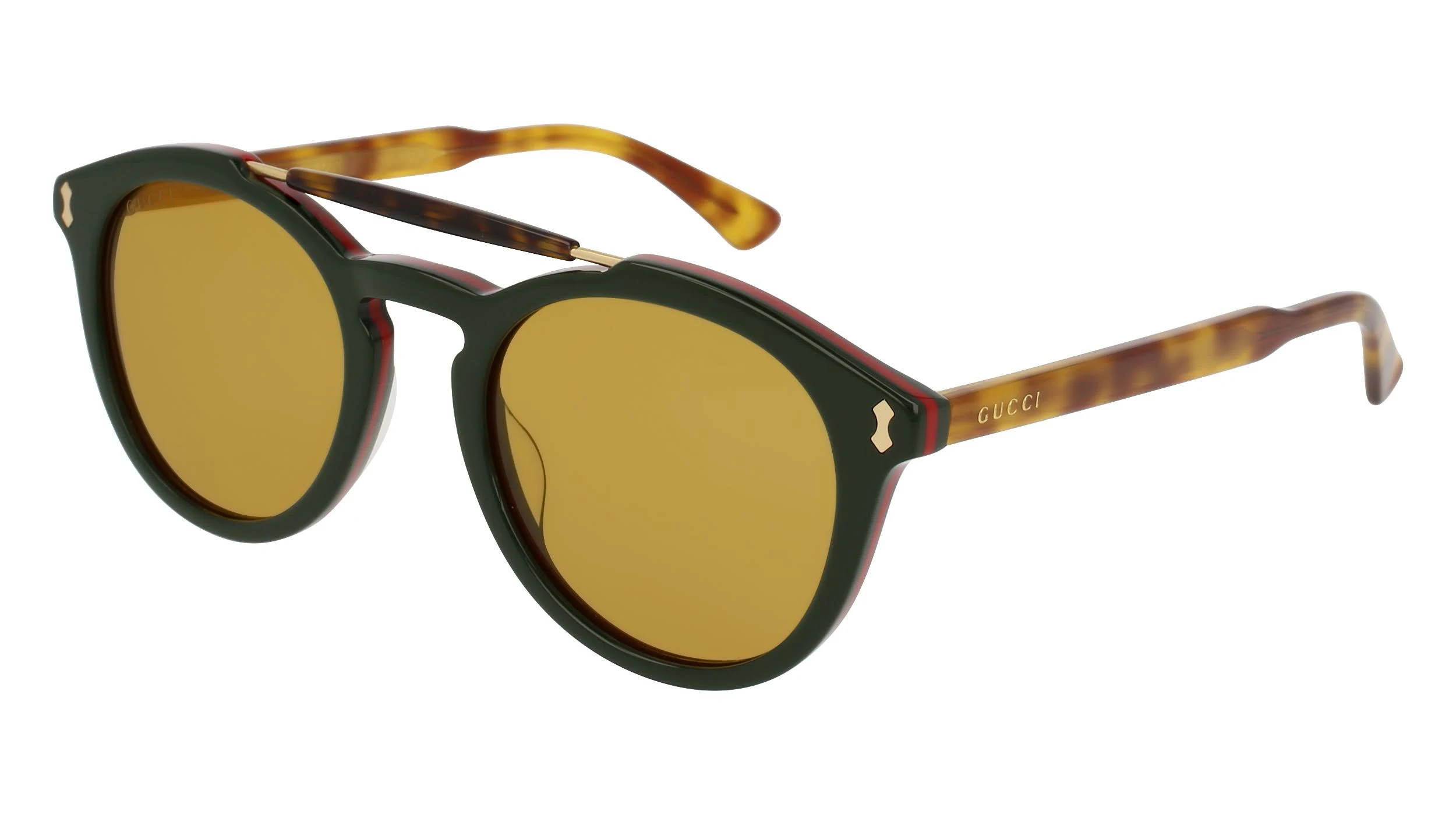Gucci GG0124S Sunglasses - Green/Havana (005)