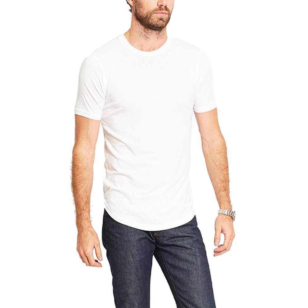 Triblend Scallop Crew by Goodlife White / XXL