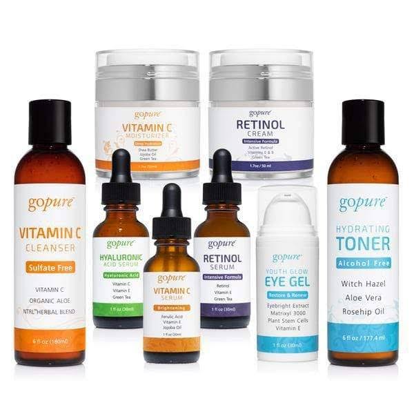 Complete Daily Skin Care System - 8 Products by goPure