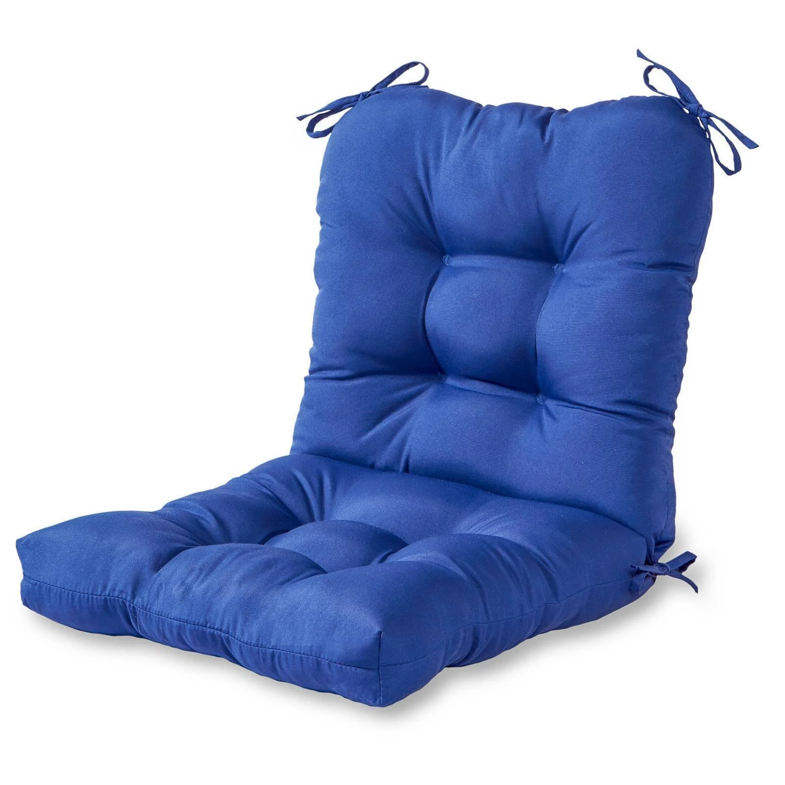 Greendale Home Fashions Outdoor Seat/Back Chair CUSHION, Marine Blue