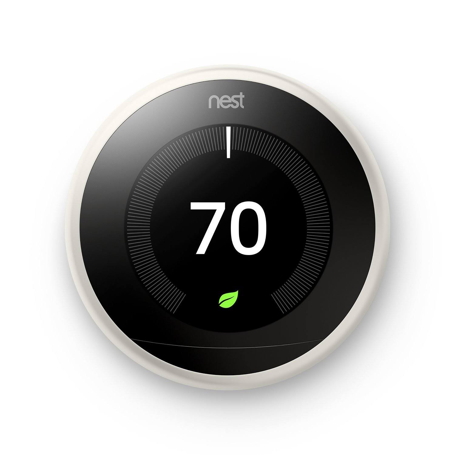 Nest Learning Thermostat (3rd Generation, White) w/ Nest Temperature Sensor, 3-Pack