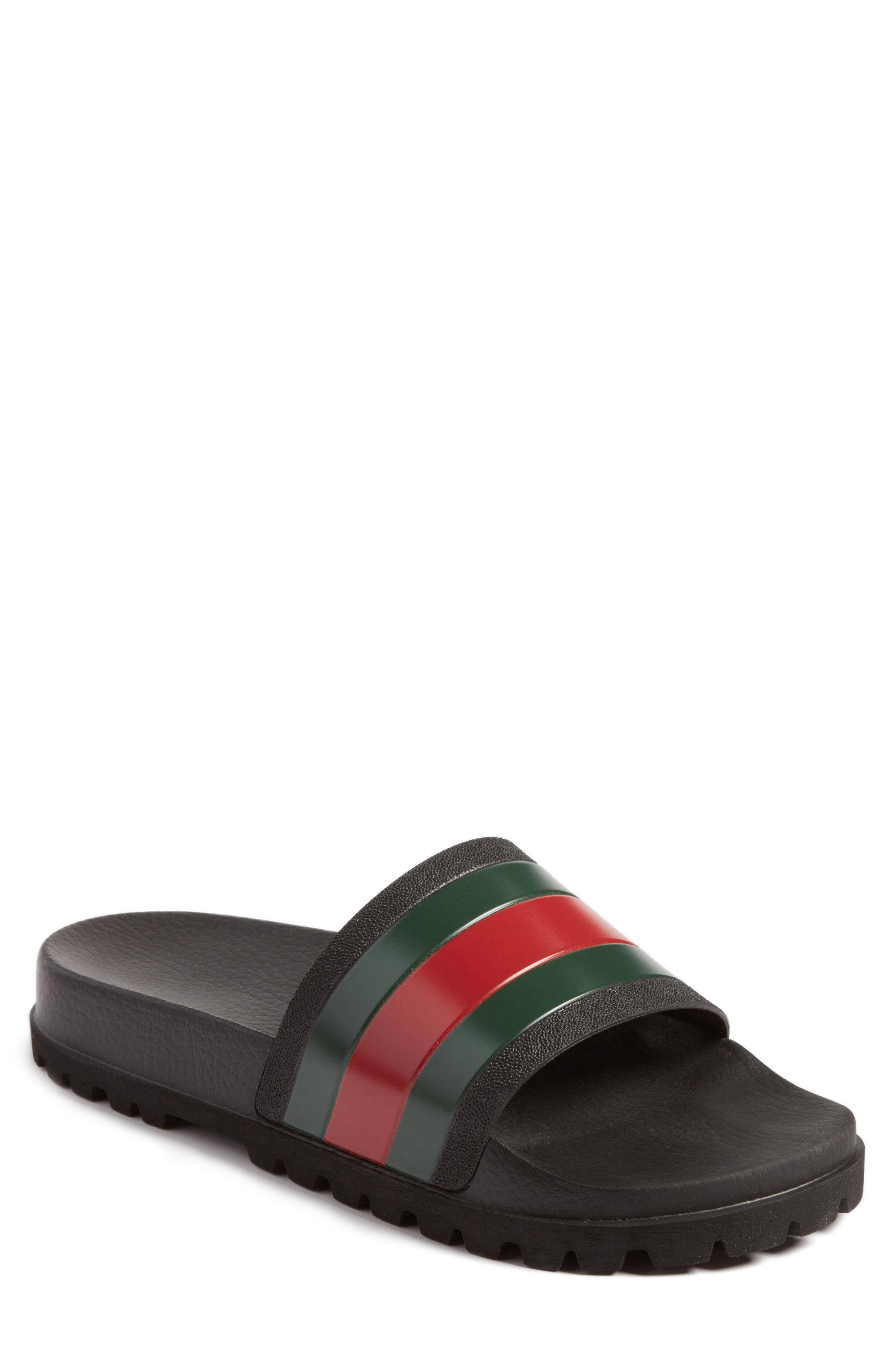 Gucci Web Slide Sandal Black