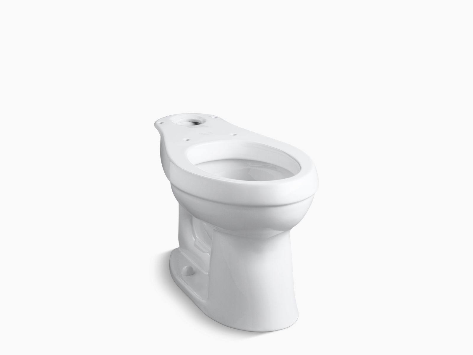 KOHLER K-4309-0 Cimarron Comfort Height Elongated Toilet Bowl, White