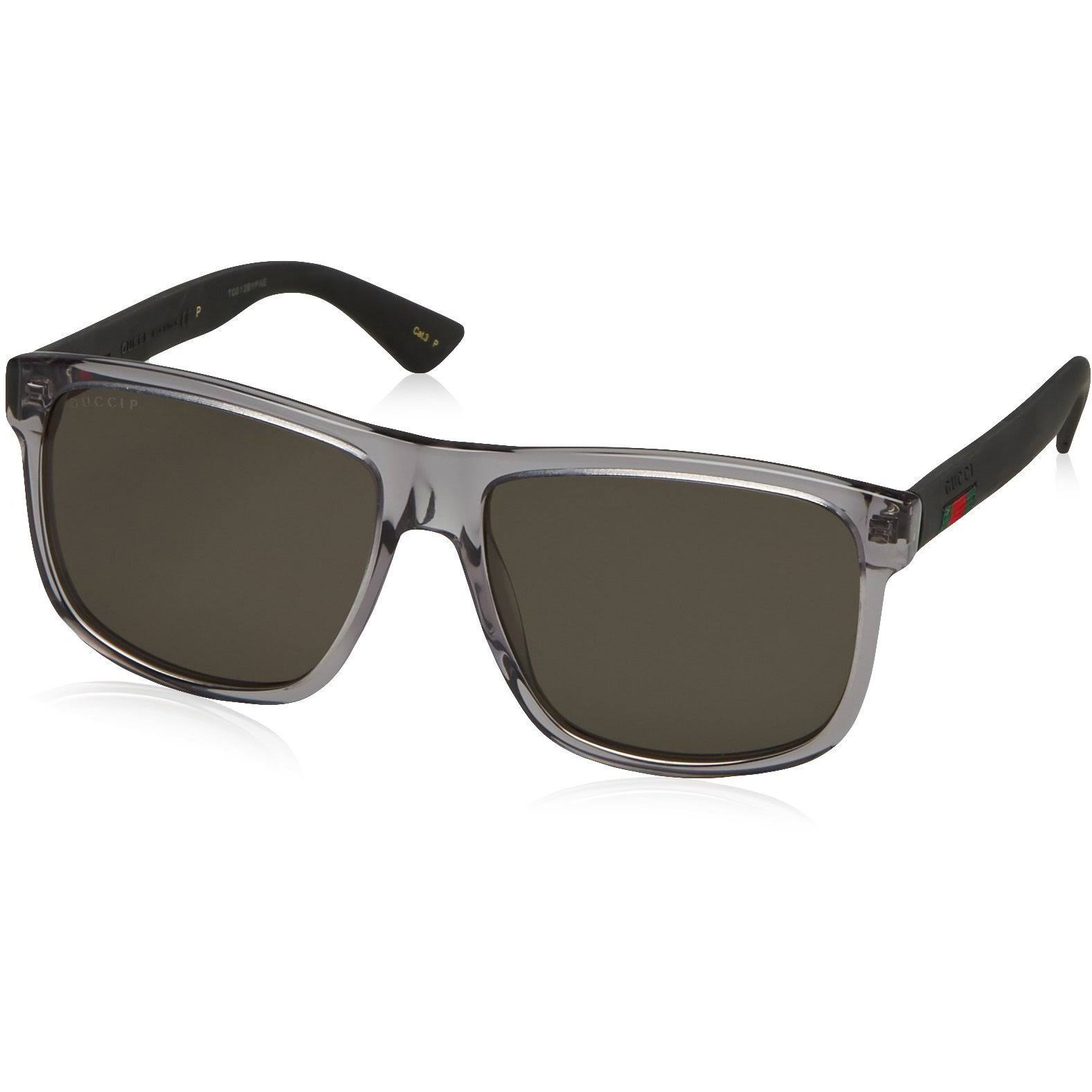 Gucci GG0010S 004 58 Sunglasses - Black/Grey