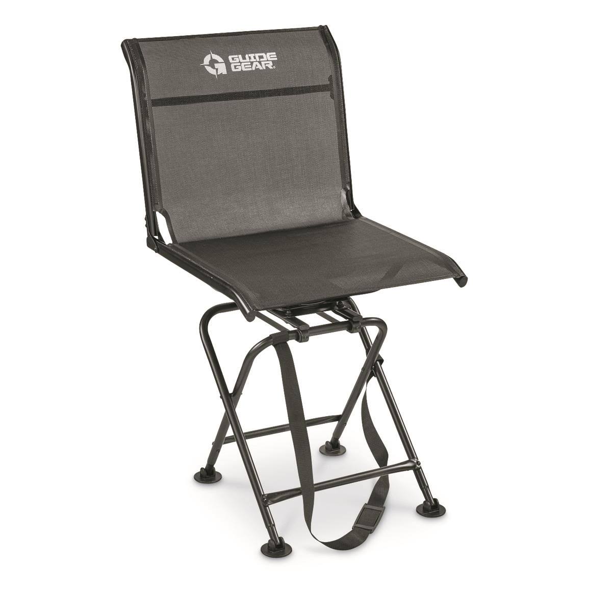 Guide Gear Big Boy Comfort Swivel Hunting Blind Chair 500-Lb. Capacity