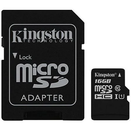 Kingston Digital Inc. Canvas Select 16GB microSD Card w/ Adapter