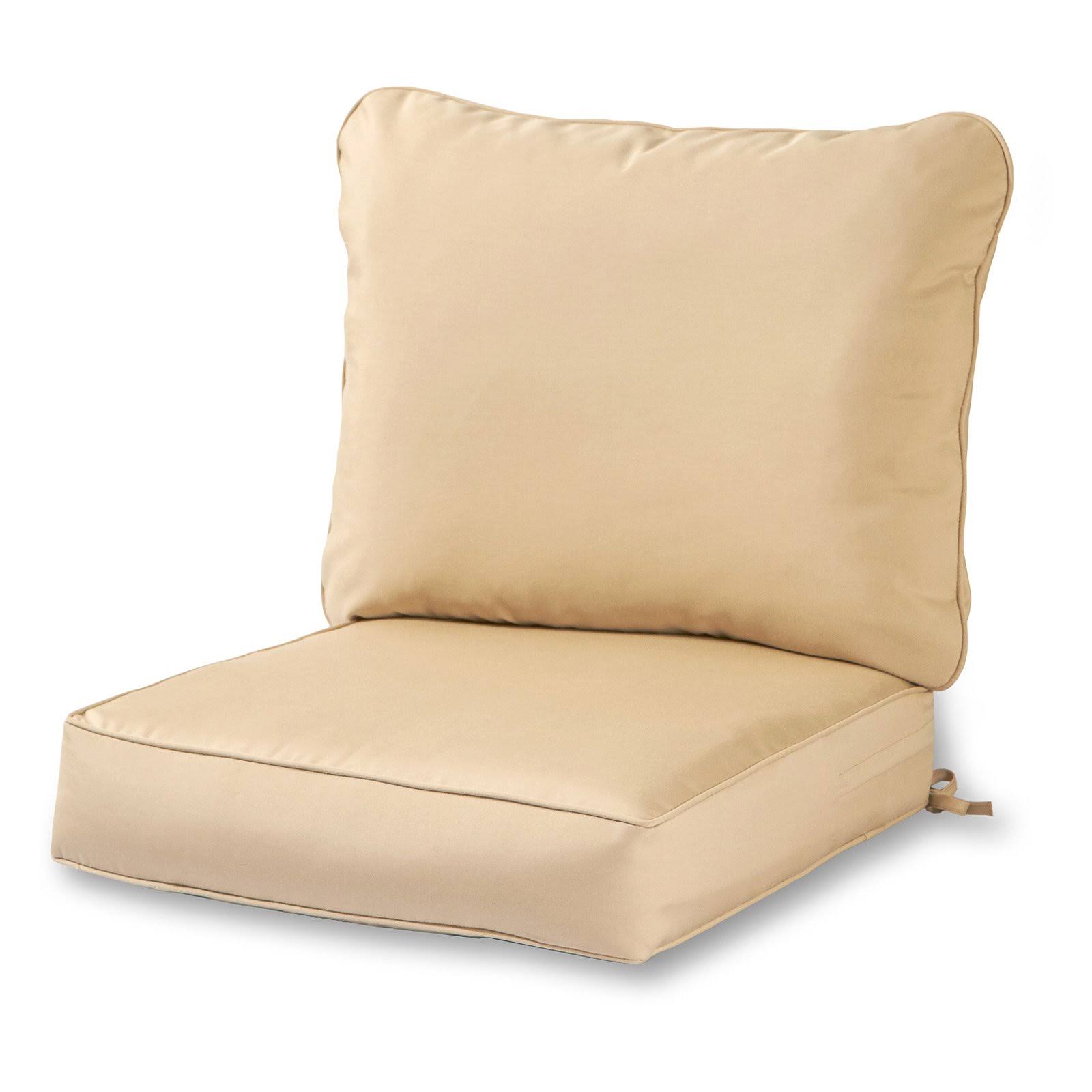 Greendale Home Fashions Outdoor Solid Deep Seat Cushion Set
