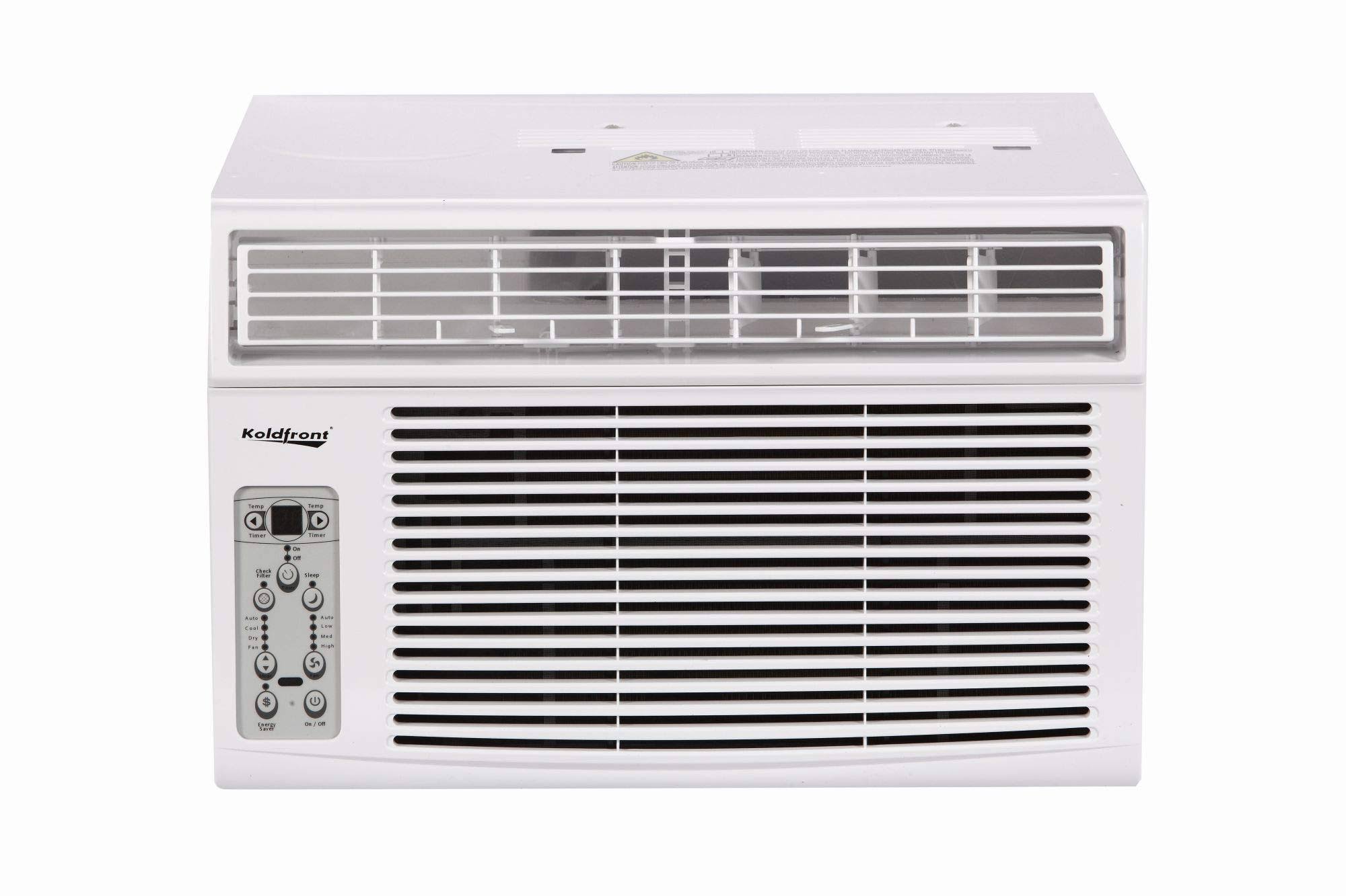 Koldfront WAC8003WCO 8000 BTU 115V Window Air Conditioner with - White