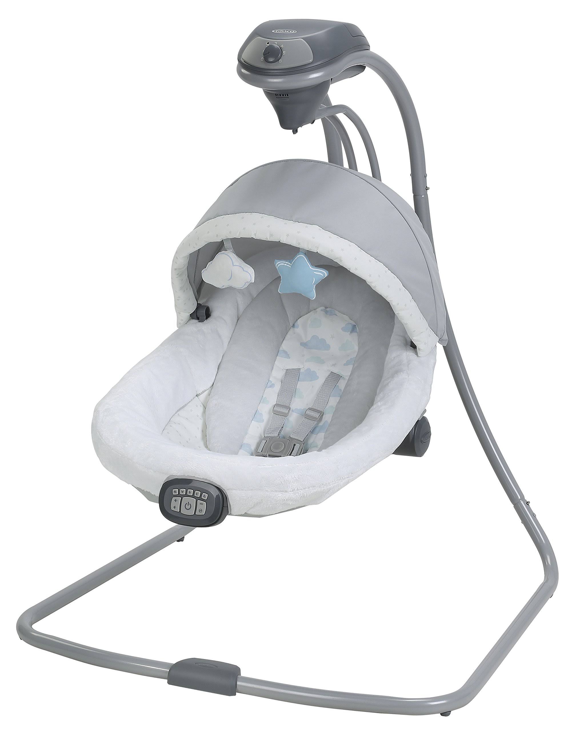 Graco Baby Oasis Swing with Soothe Surround Technology, Azure